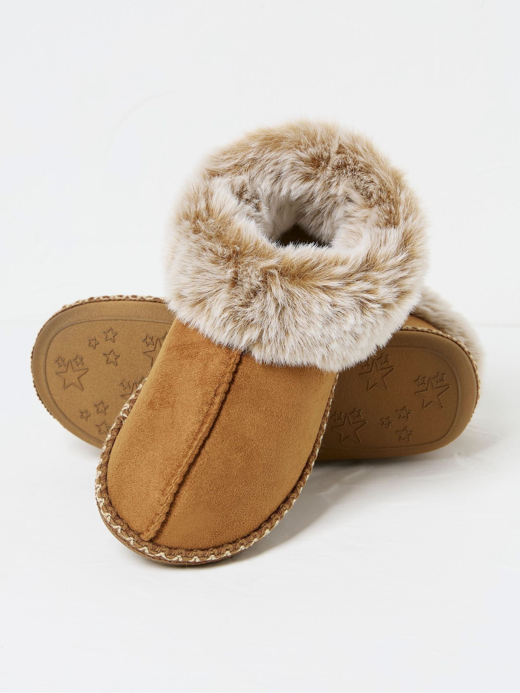 Maia Tan Brown Boots Slippers - Image 2 of 2