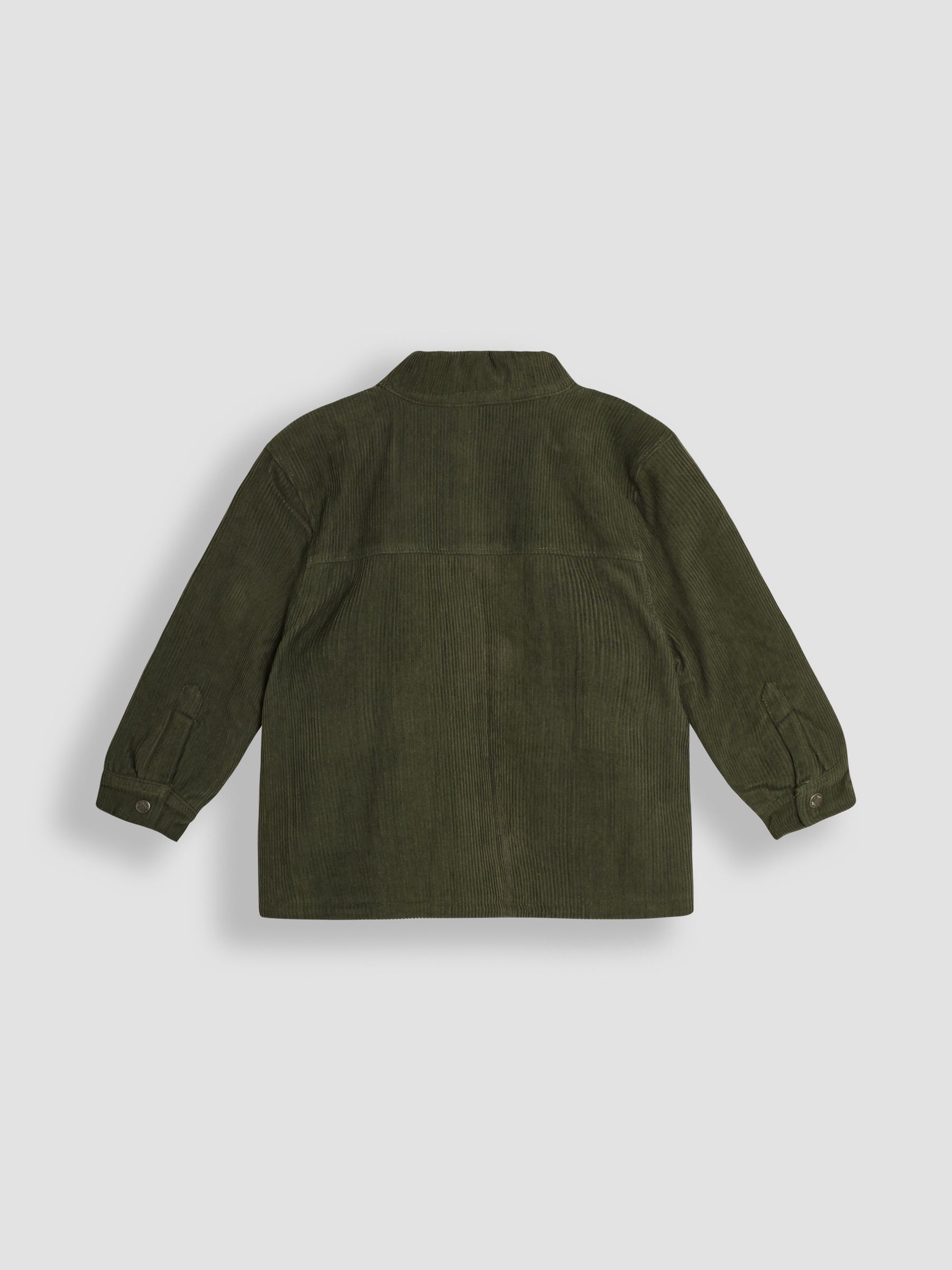 Khaki Green Reversible Cord & Teddy Fleece Jacket - Image 9 of 9