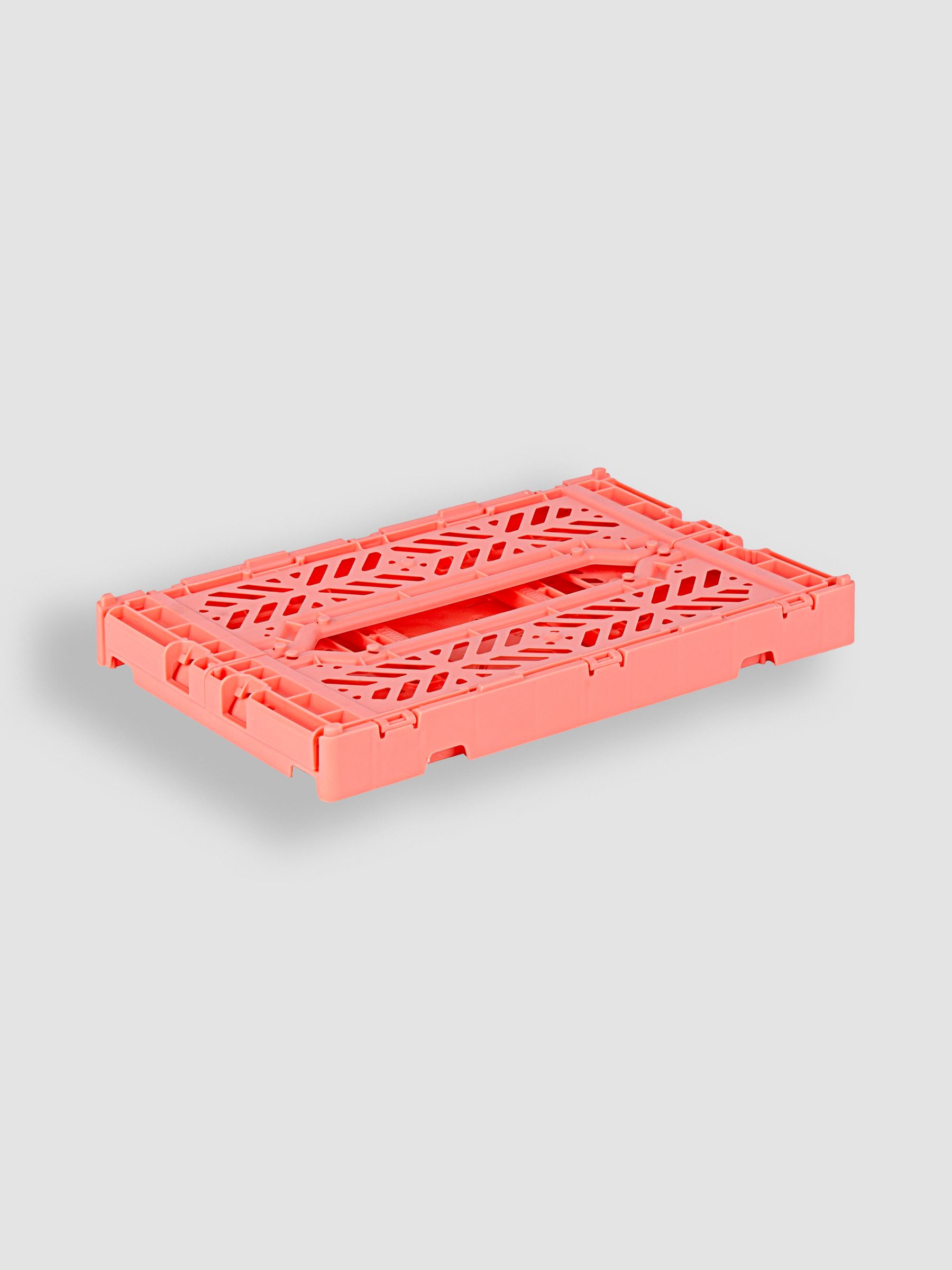 Salmon Pink Aykasa Mini Folding Crate - Image 3 of 3