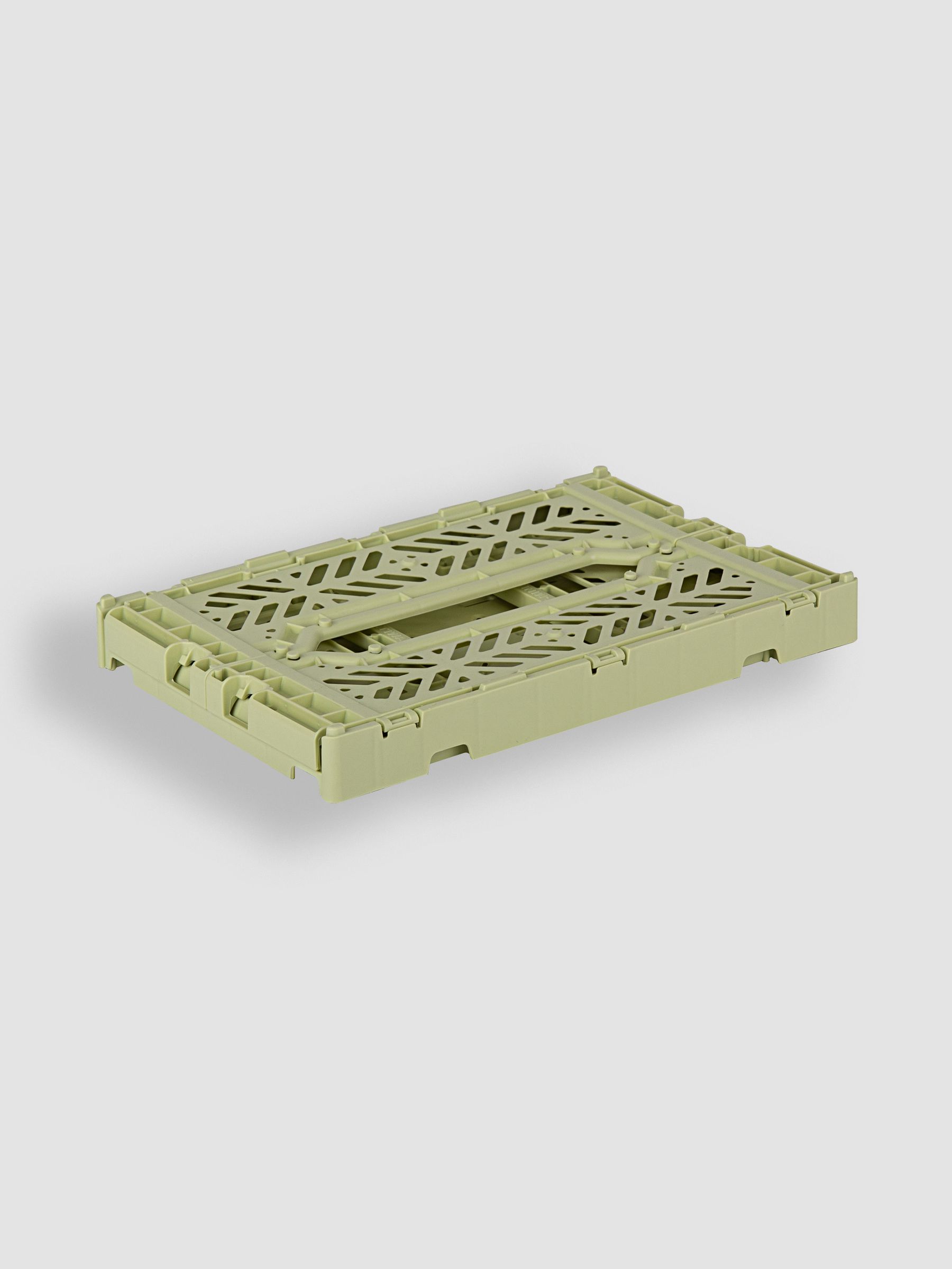 Lime Cream Aykasa Mini Folding Crate - Image 3 of 3