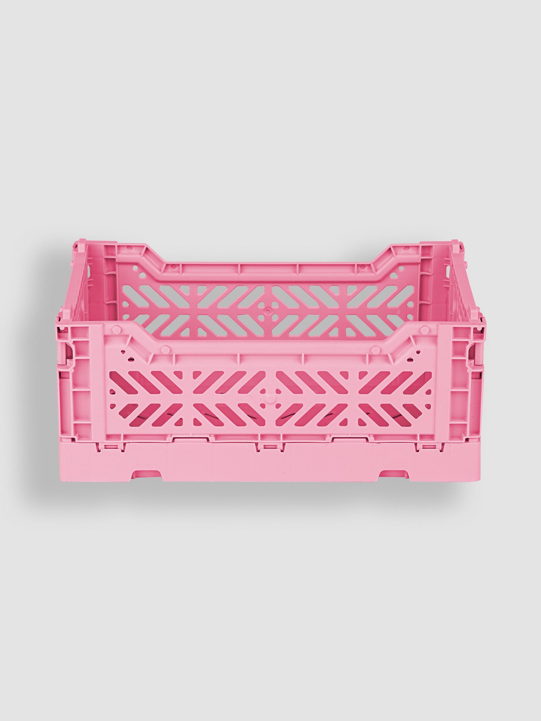 Baby Pink Aykasa Mini Folding Crate - Image 1 of 3