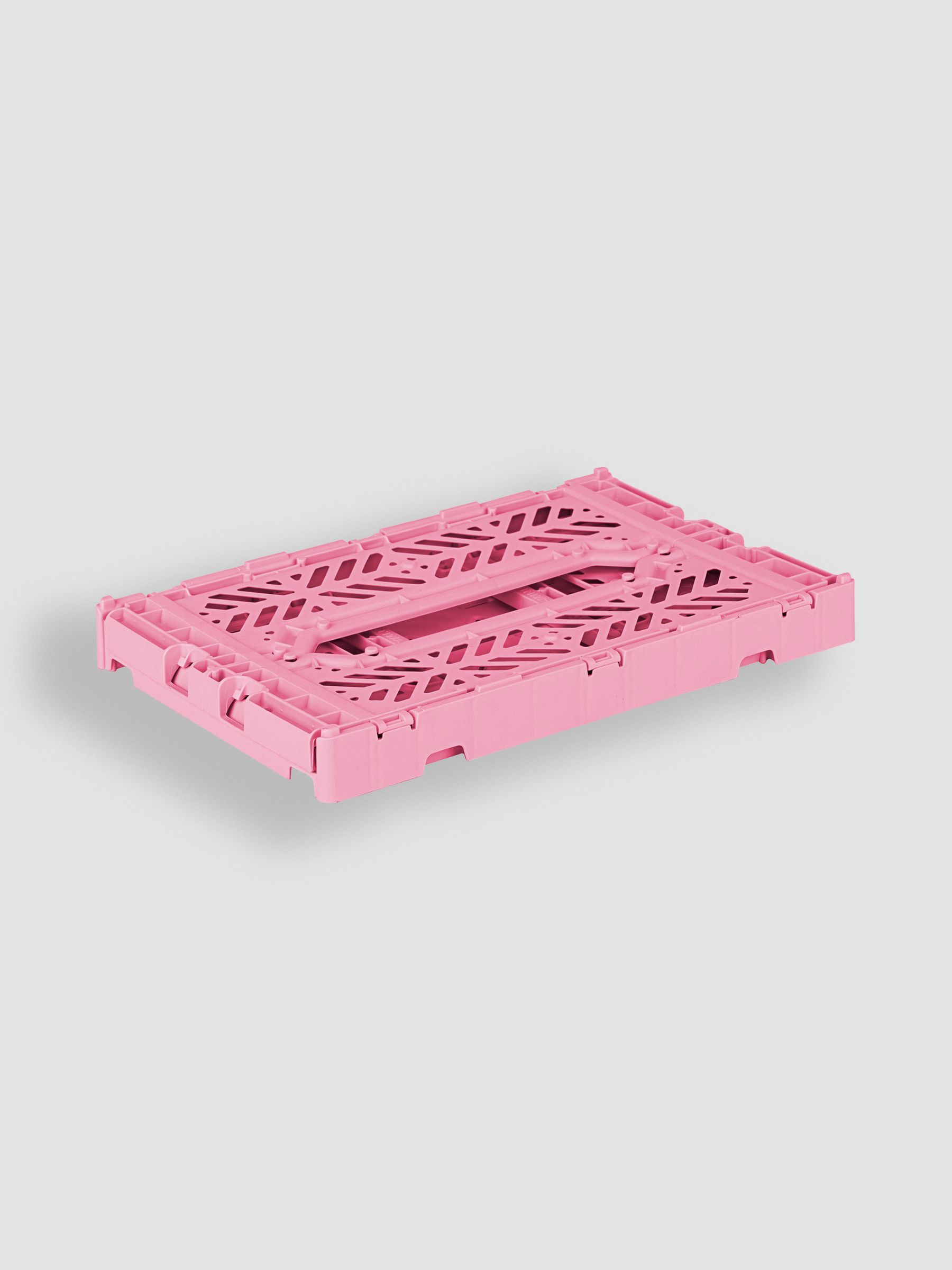 Baby Pink Aykasa Mini Folding Crate - Image 3 of 3