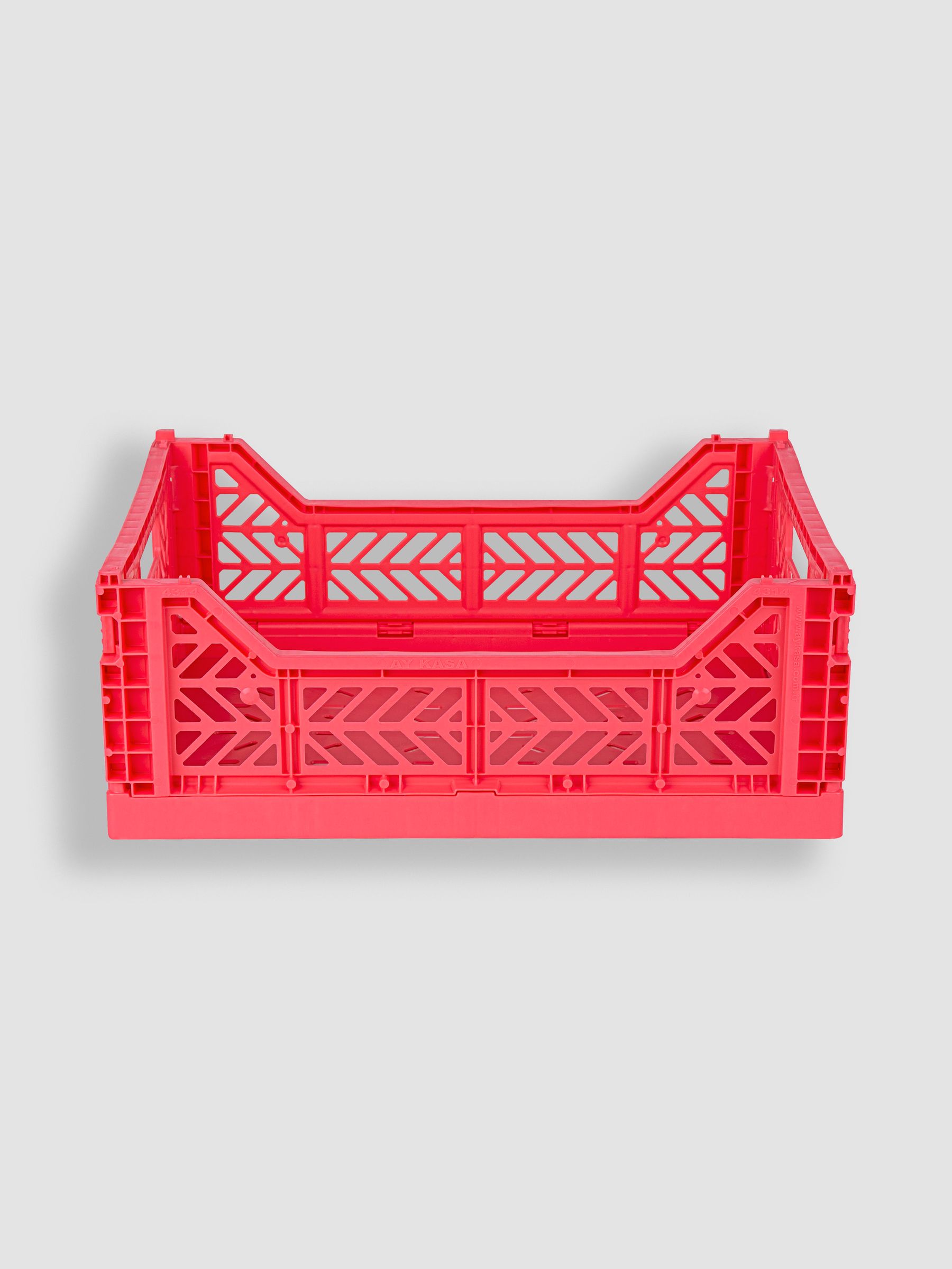 Dark Pink Aykasa Midi Folding Crate - Image 1 of 3