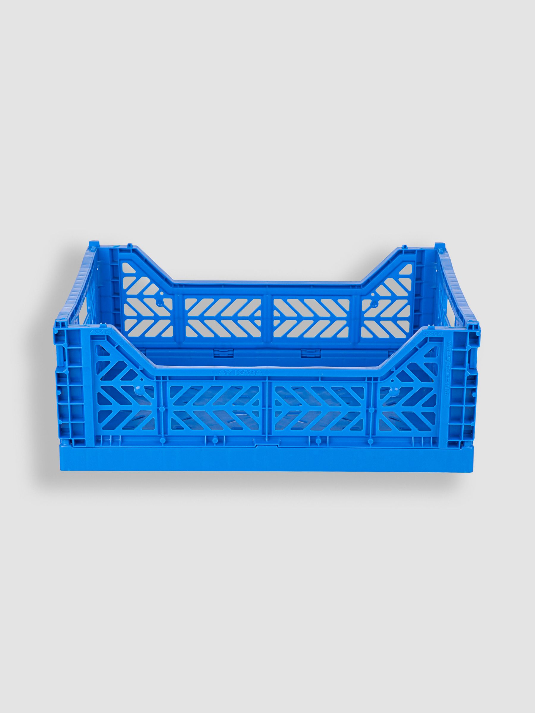 Blue Aykasa Midi Folding Crate - Image 1 of 3