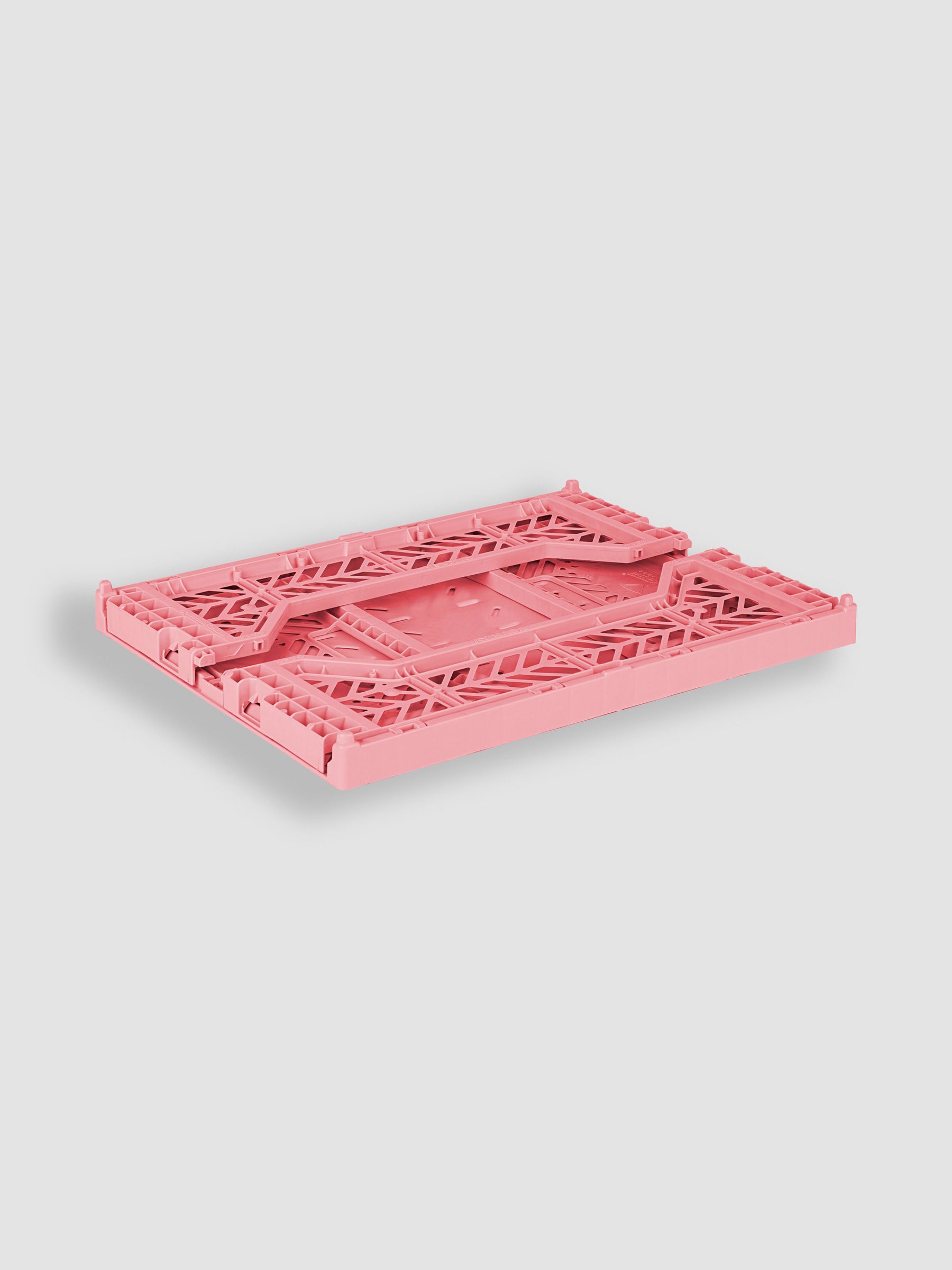 Baby Pink Aykasa Midi Folding Crate - Image 3 of 3