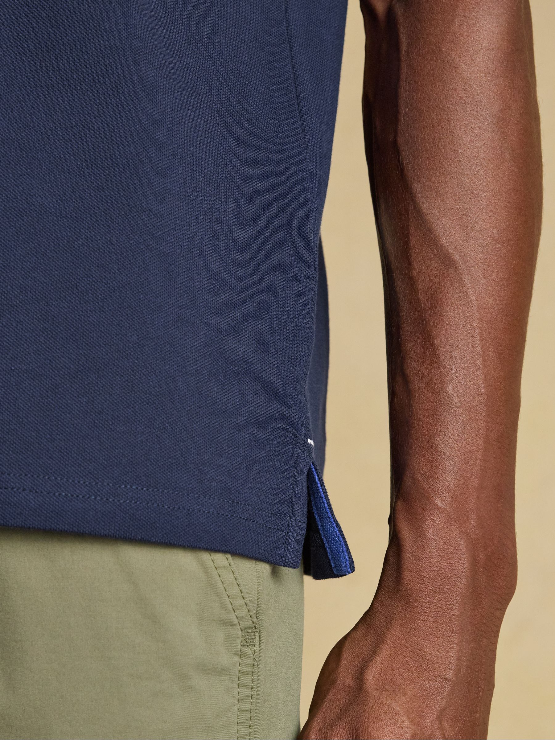 joules Woody Navy Cotton Pique Polo Shirt Cheap Sale Clothing