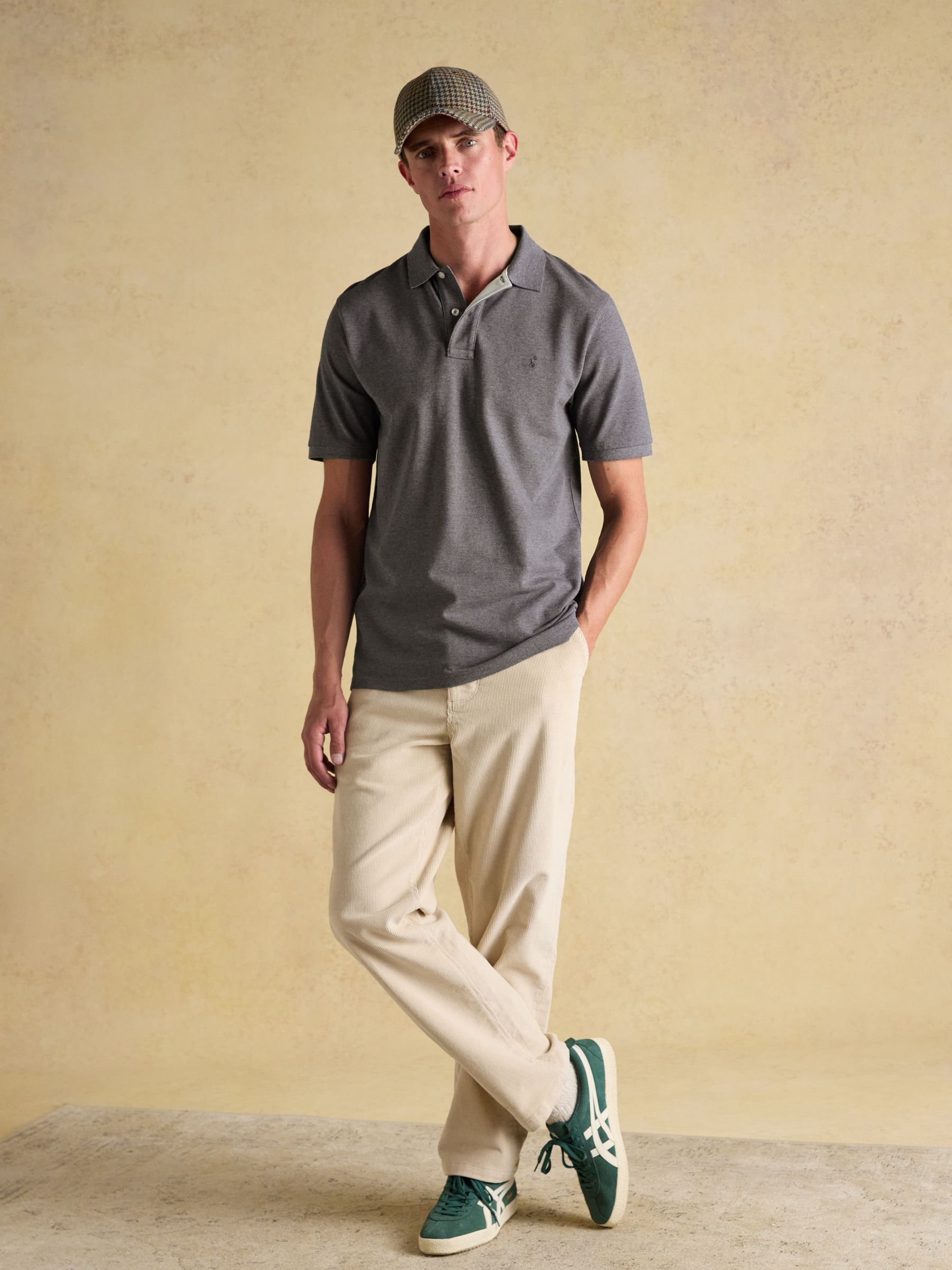Woody Grey Cotton Pique Polo Shirt - Image 3 of 10