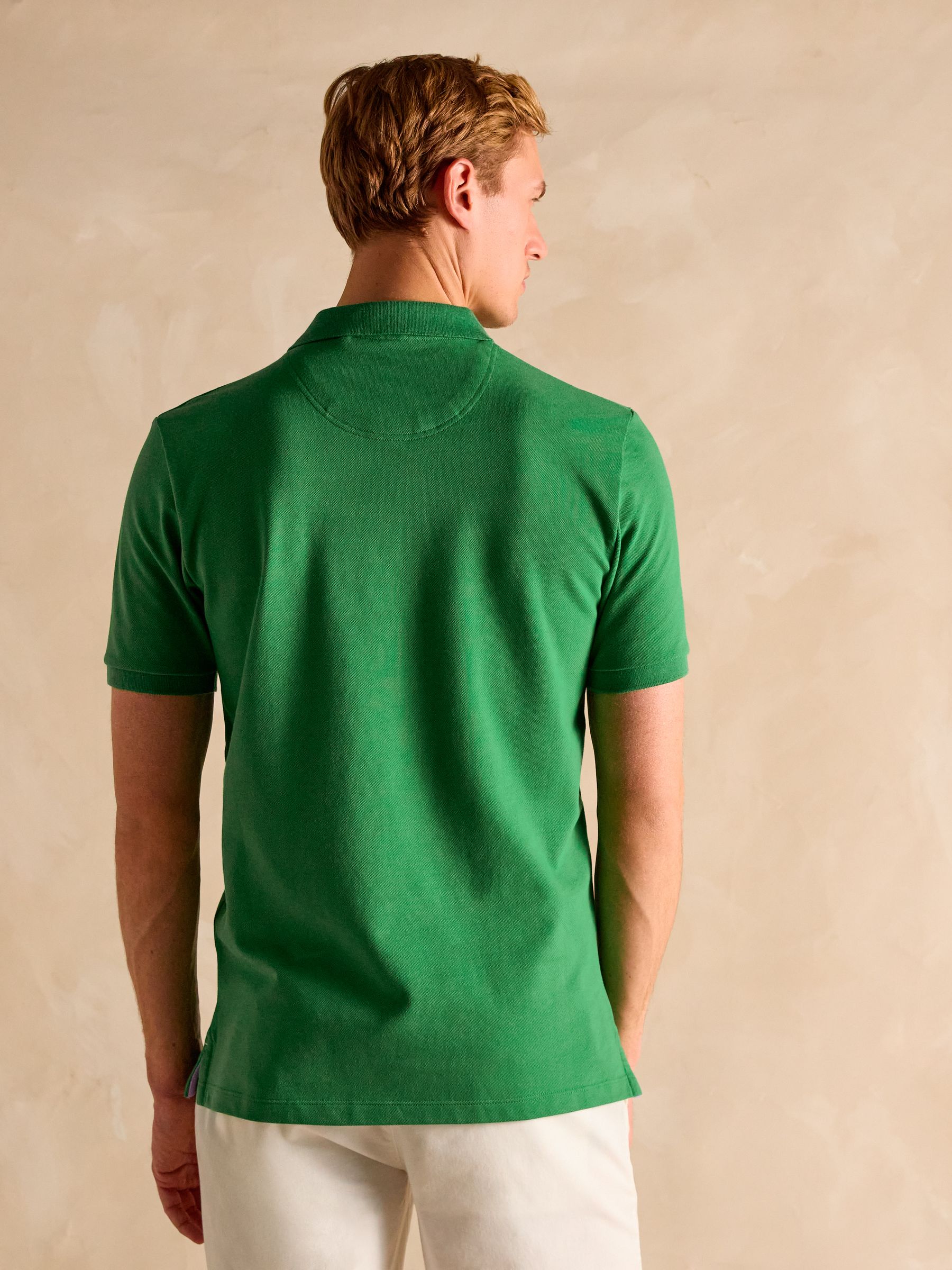 Woody Bright Green Cotton Pique Polo Shirt - Image 2 of 8
