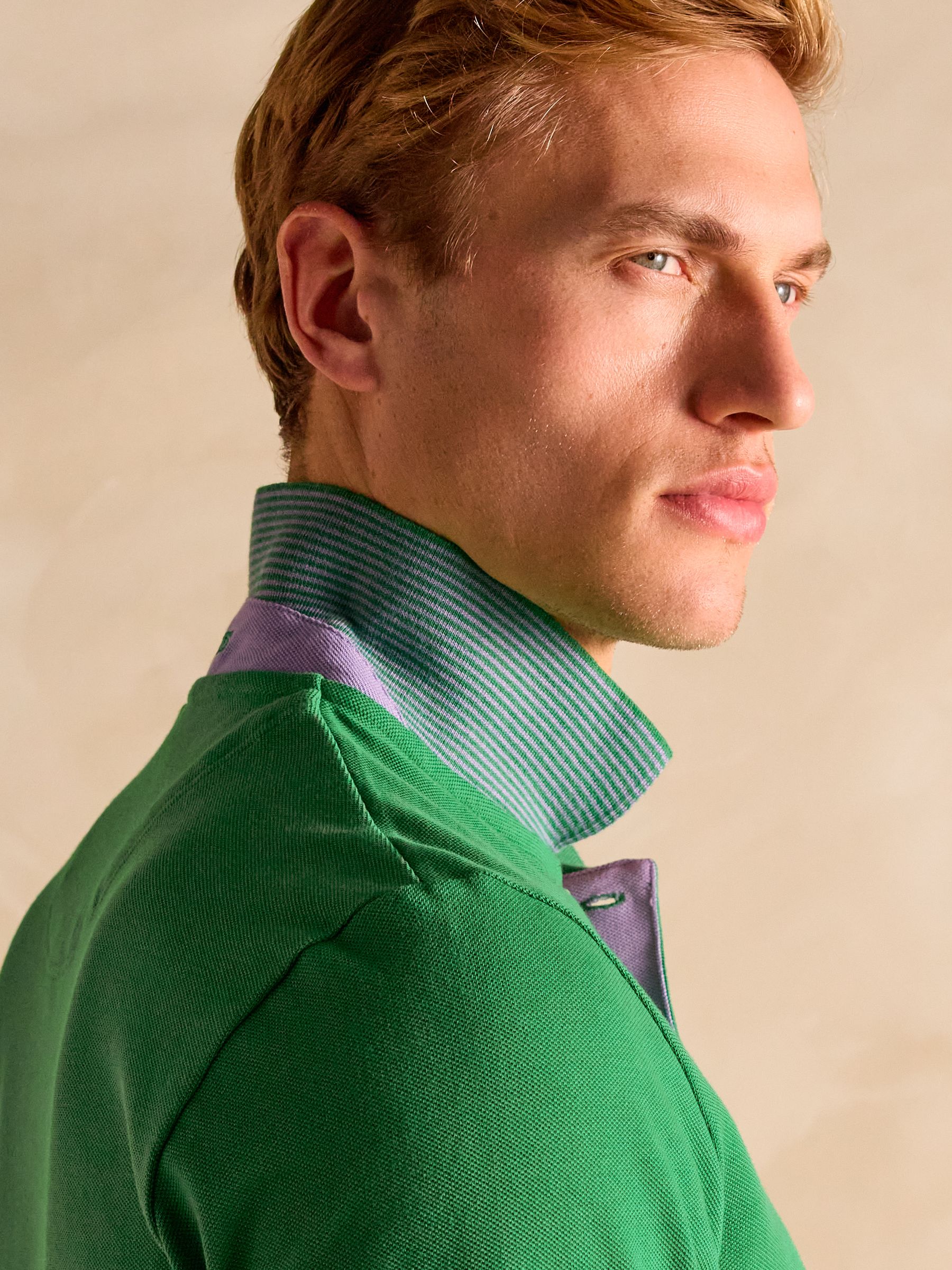 Woody Bright Green Cotton Pique Polo Shirt - Image 3 of 8