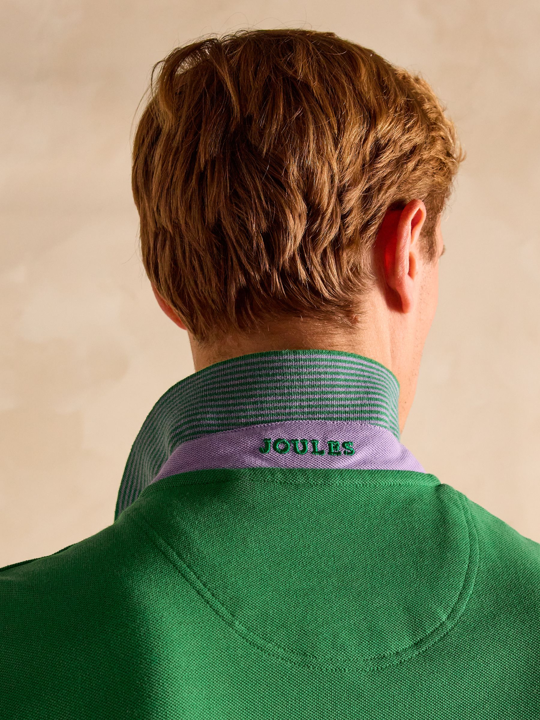 Woody Bright Green Cotton Pique Polo Shirt - Image 6 of 8