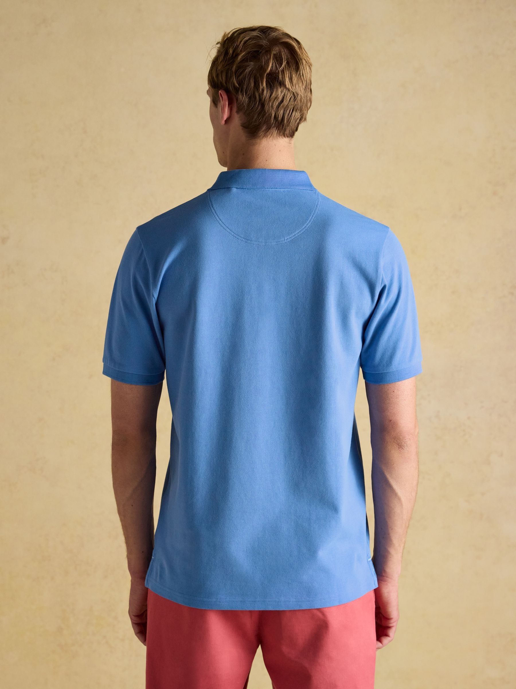 Woody Light Blue Cotton Pique Polo Shirt - Image 2 of 8