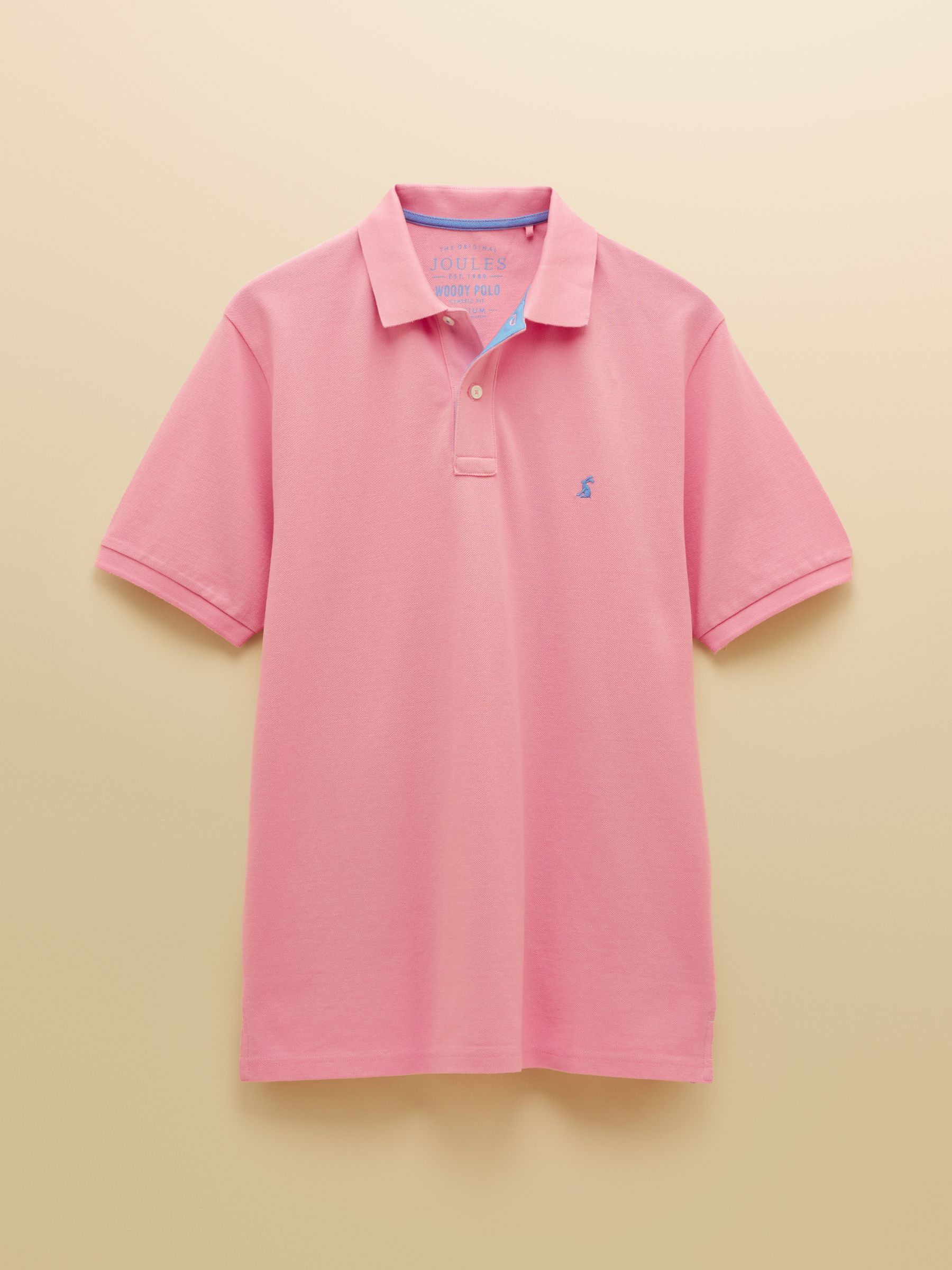 Woody Pink Cotton Pique Polo Shirt - Image 8 of 8