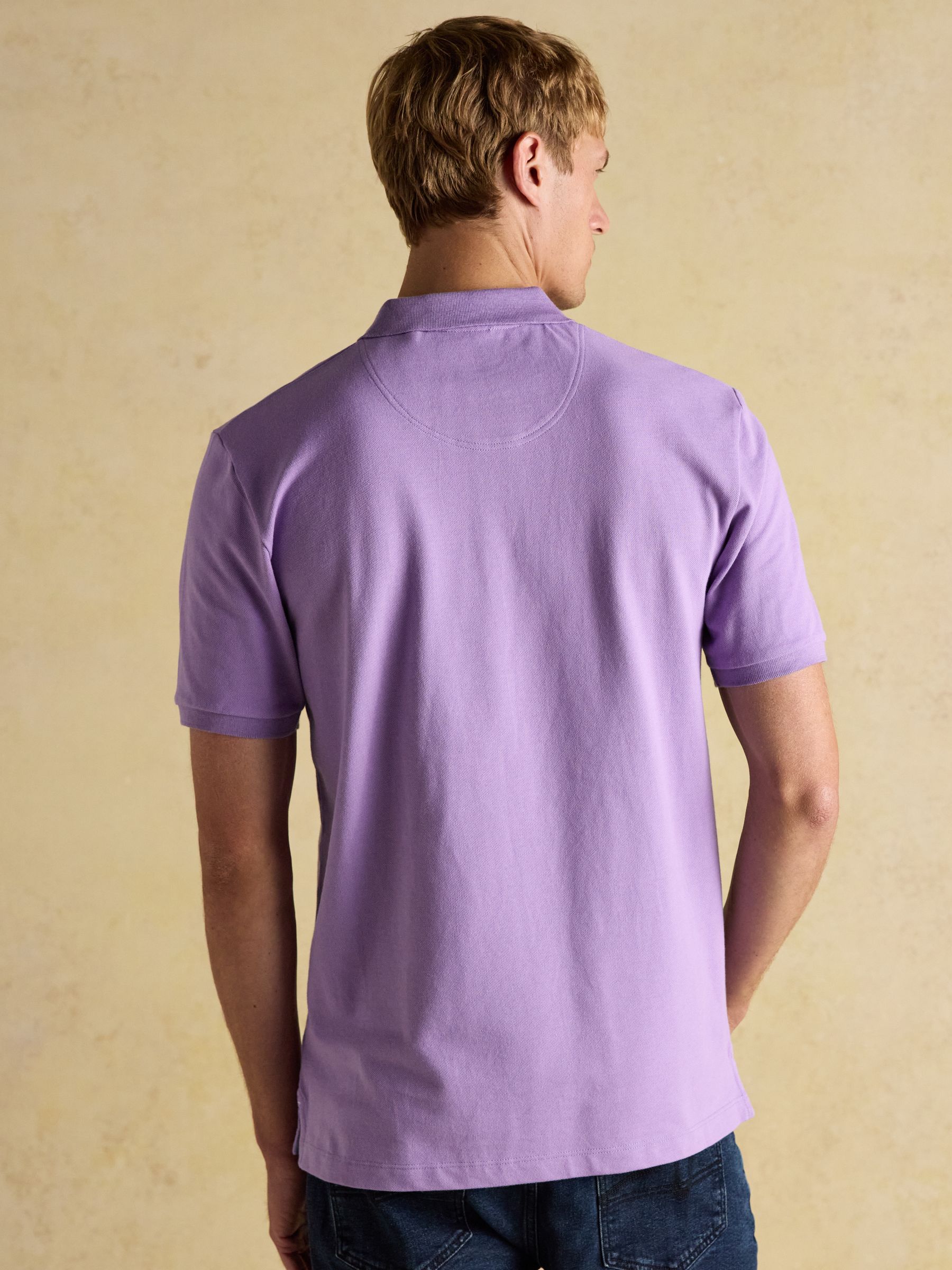 Woody Purple Cotton Pique Polo Shirt - Image 2 of 9