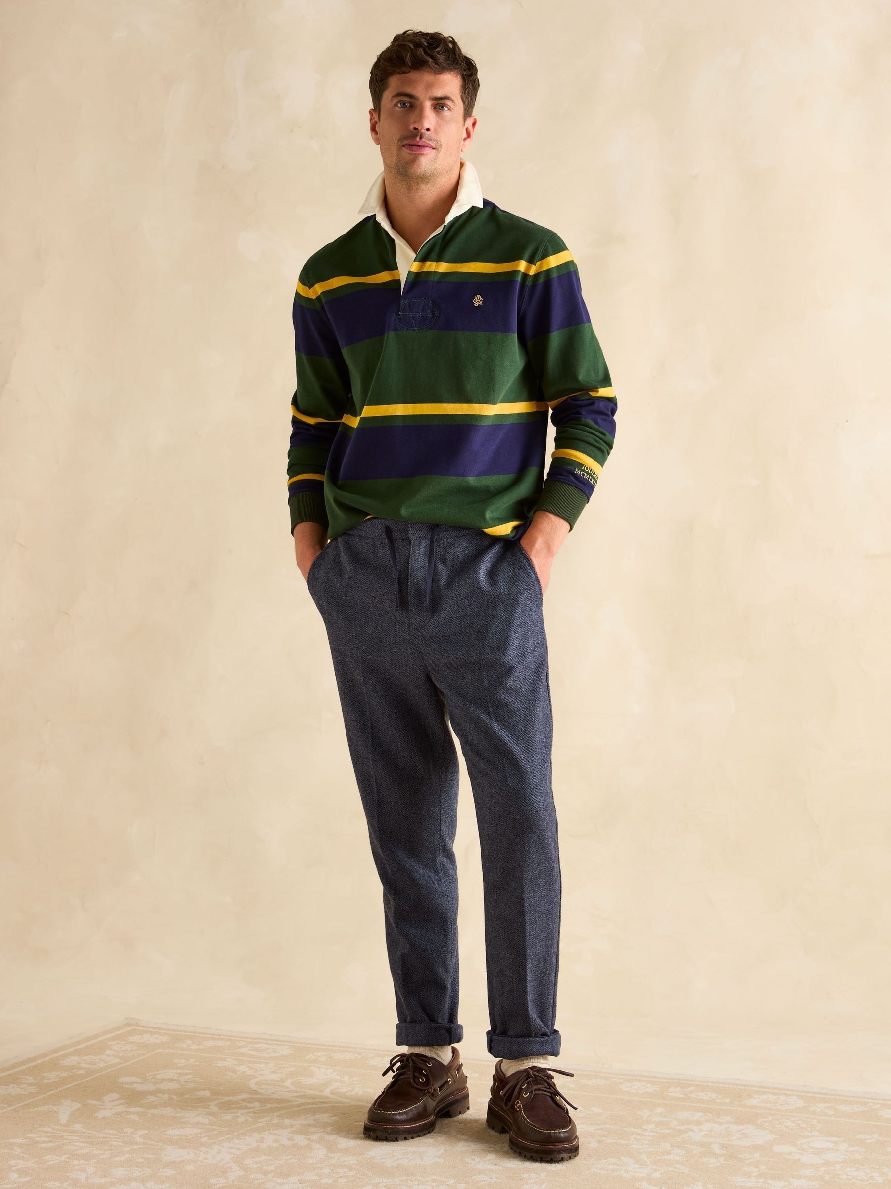 Rugby Club Green & Navy Shirt - Image 3 of 7