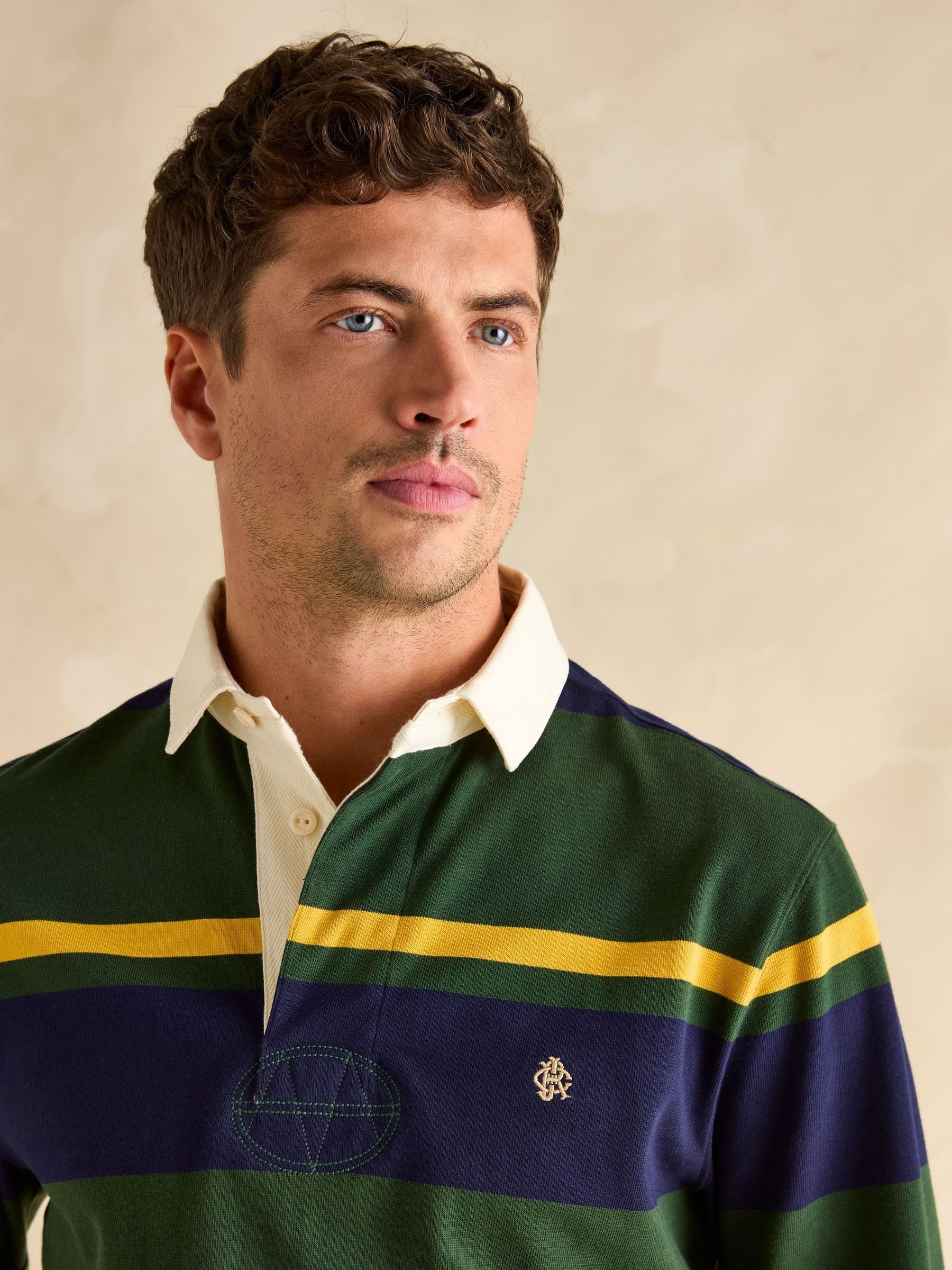 Rugby Club Green & Navy Shirt - Image 4 of 7