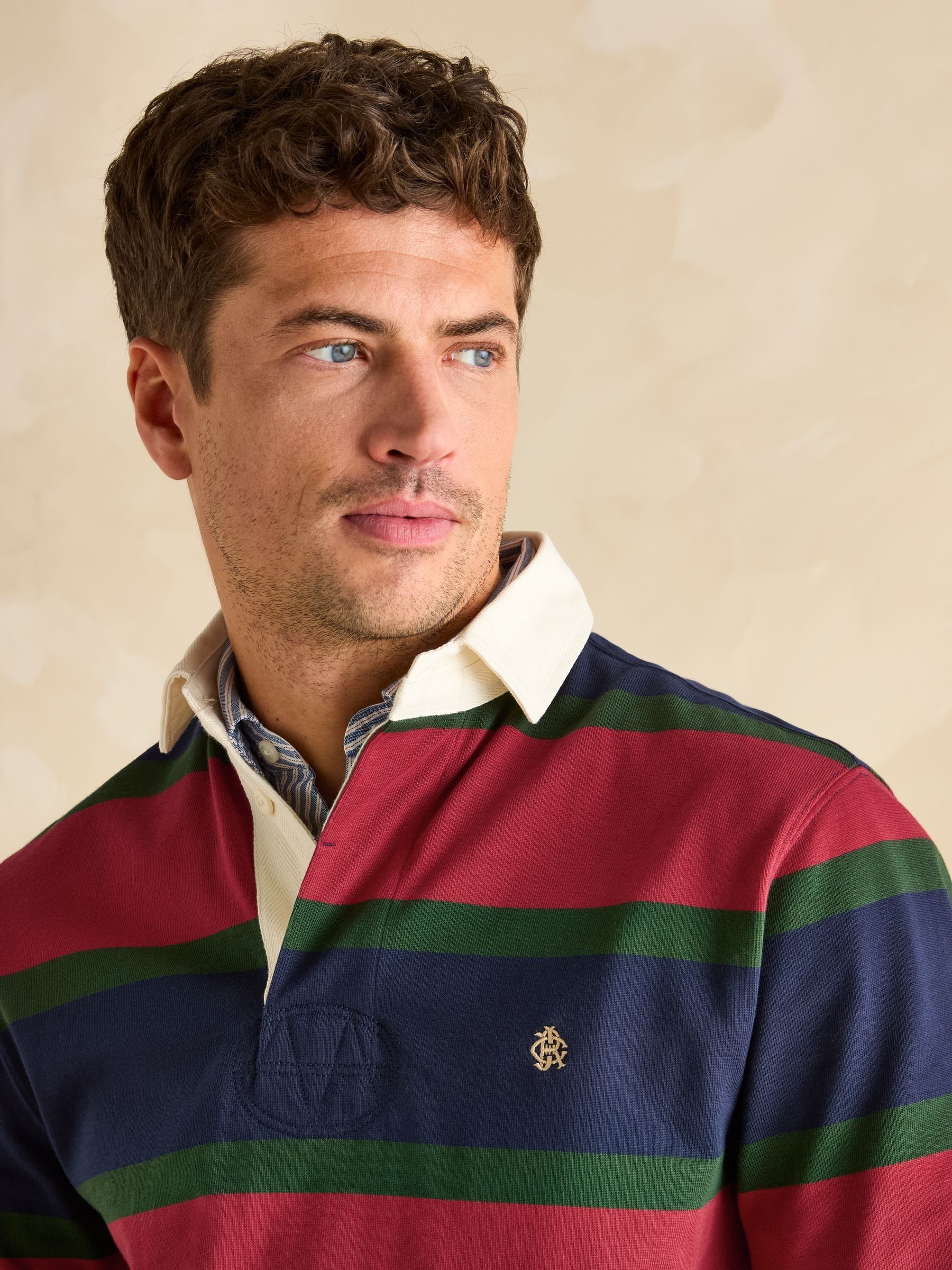 Rugby Club Red & Navy Shirt - Image 5 of 8