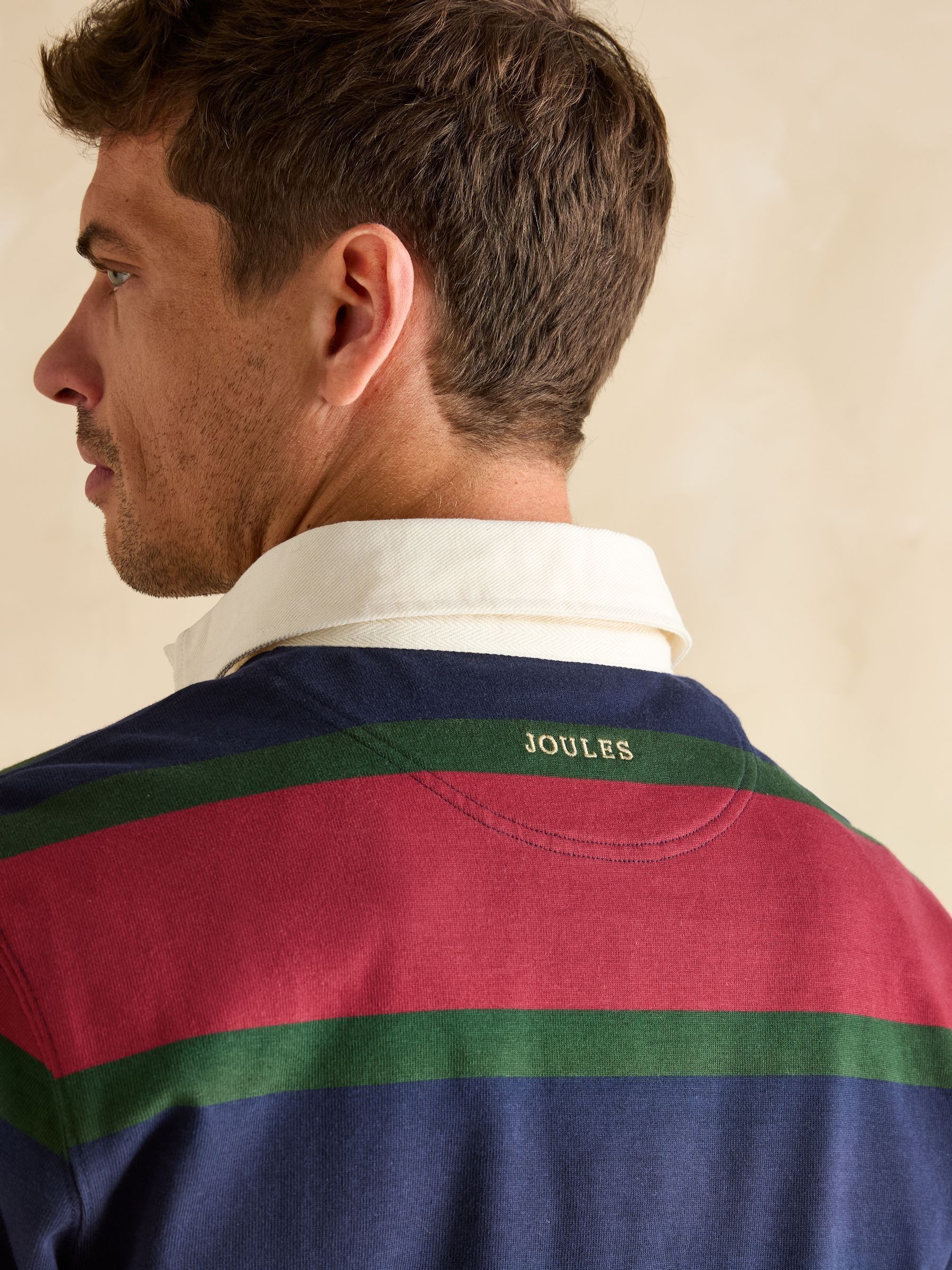 Rugby Club Red & Navy Shirt - Image 7 of 8
