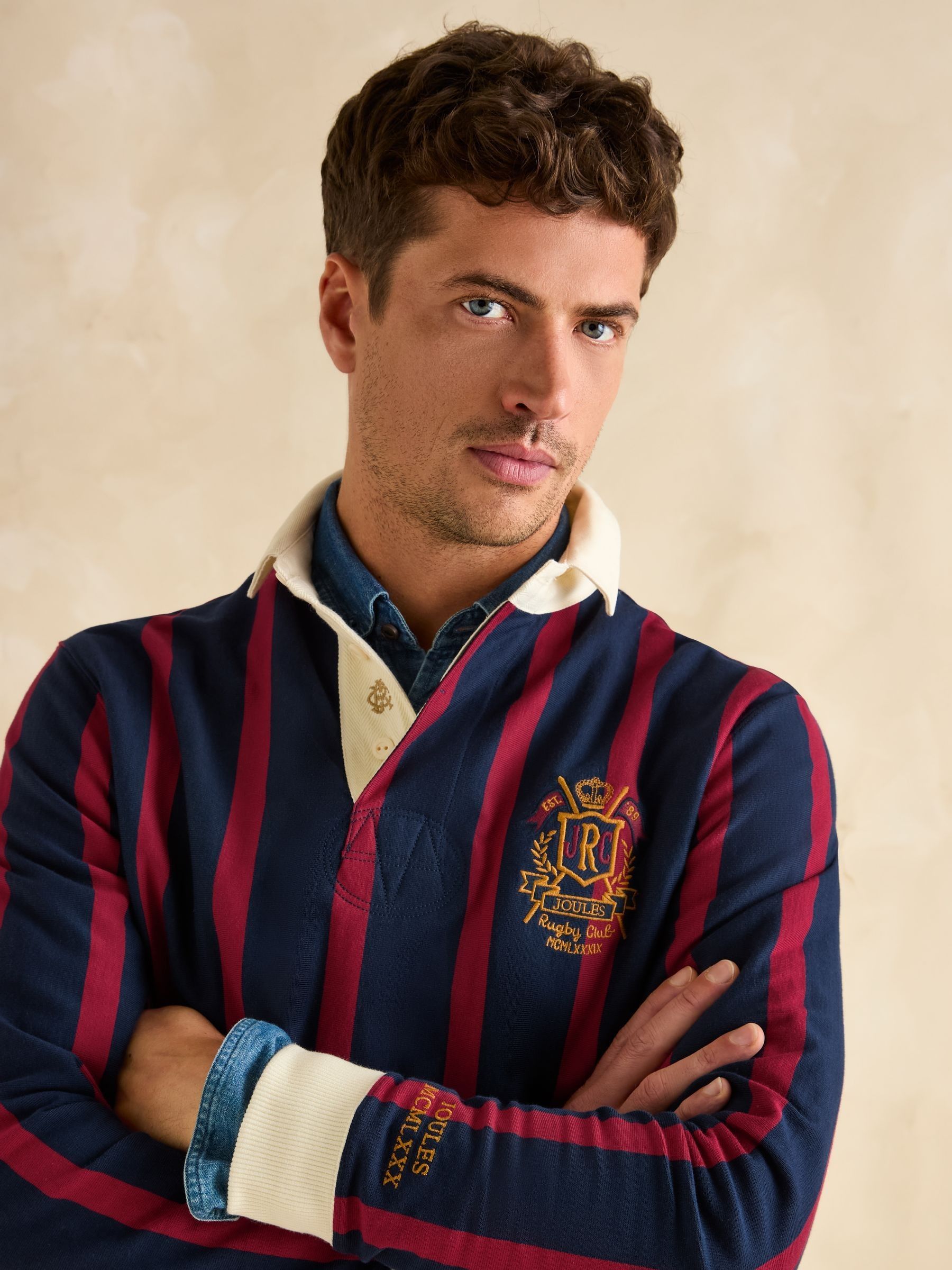 Rugby Club Navy & Red Shirt - Image 5 of 9