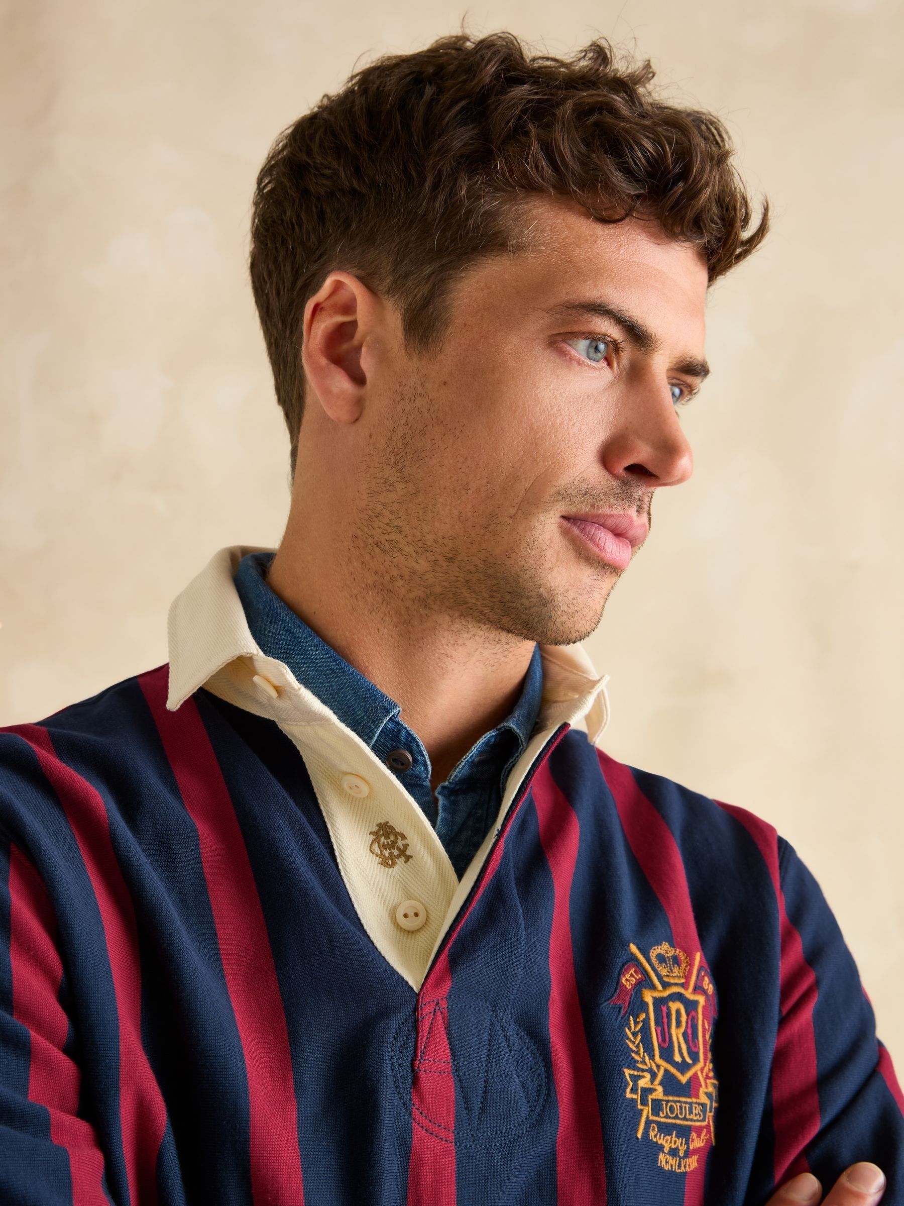 Rugby Club Navy & Red Shirt - Image 7 of 9