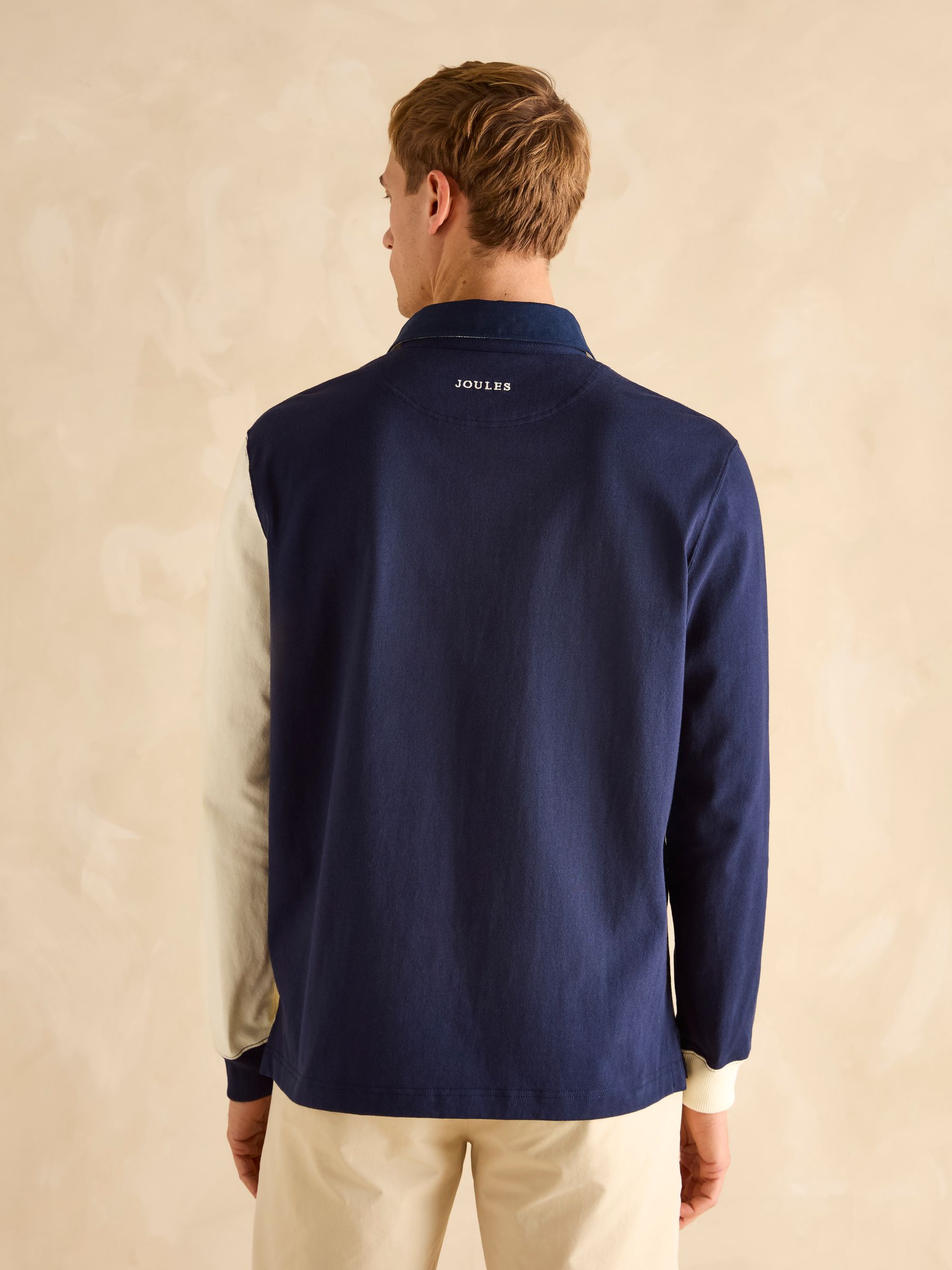 Harlequin Cream/Navy Rugby Club Shirt - Image 2 of 6