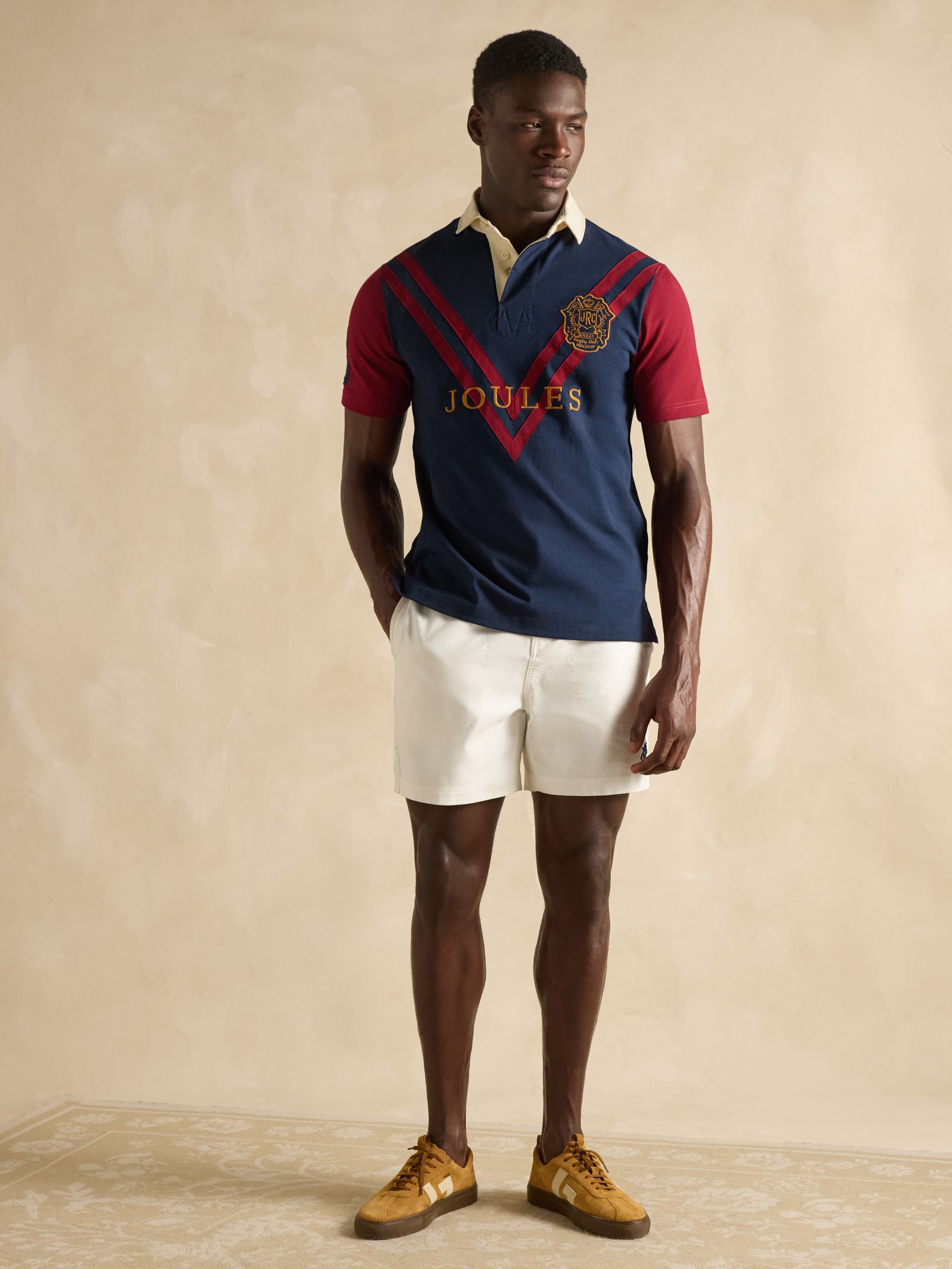 Short Sleeve Navy/Red Rugby Club Shirt - Image 4 of 6