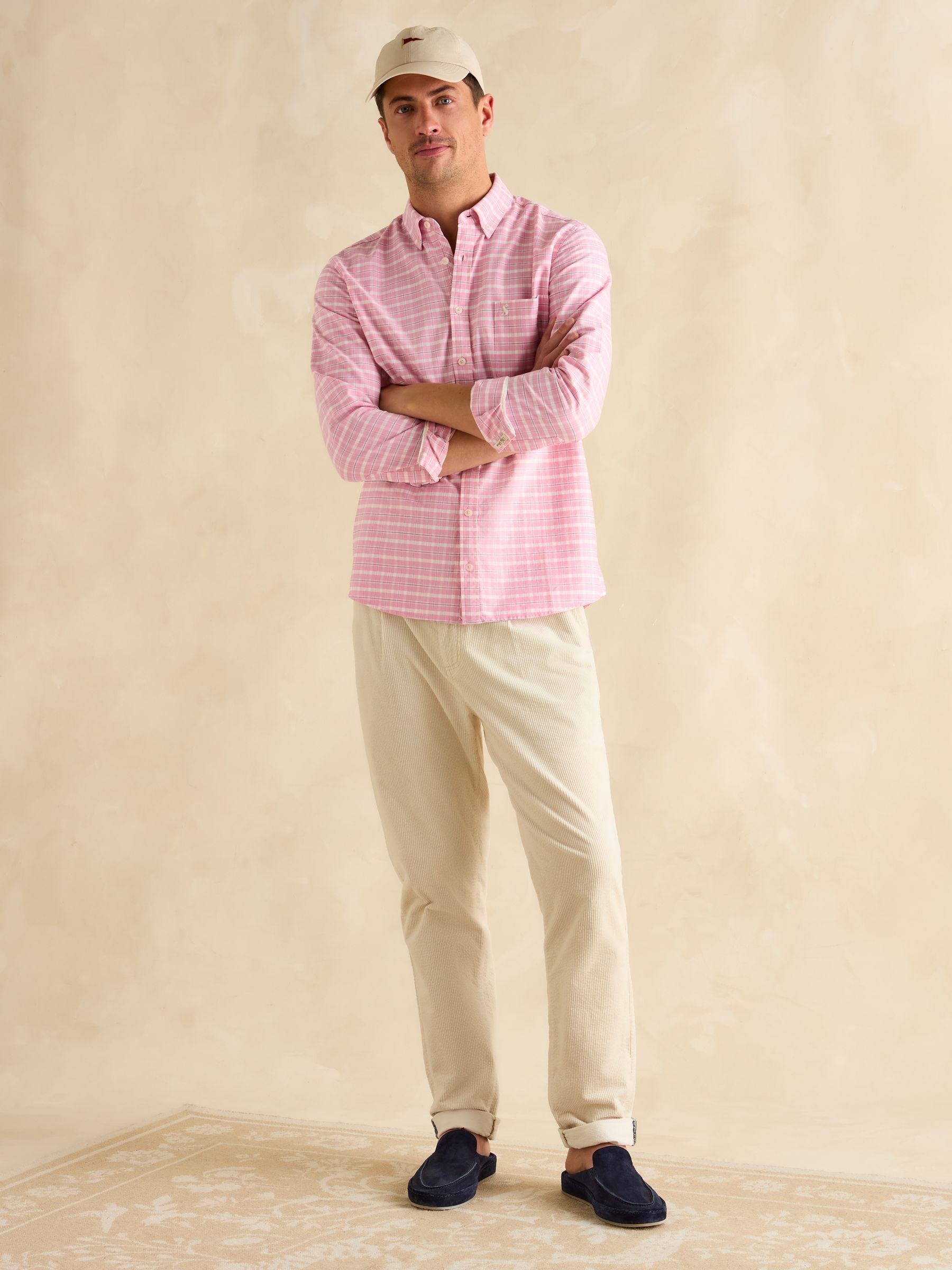 Oxford Light Pink Check Long Sleeve - Image 2 of 9