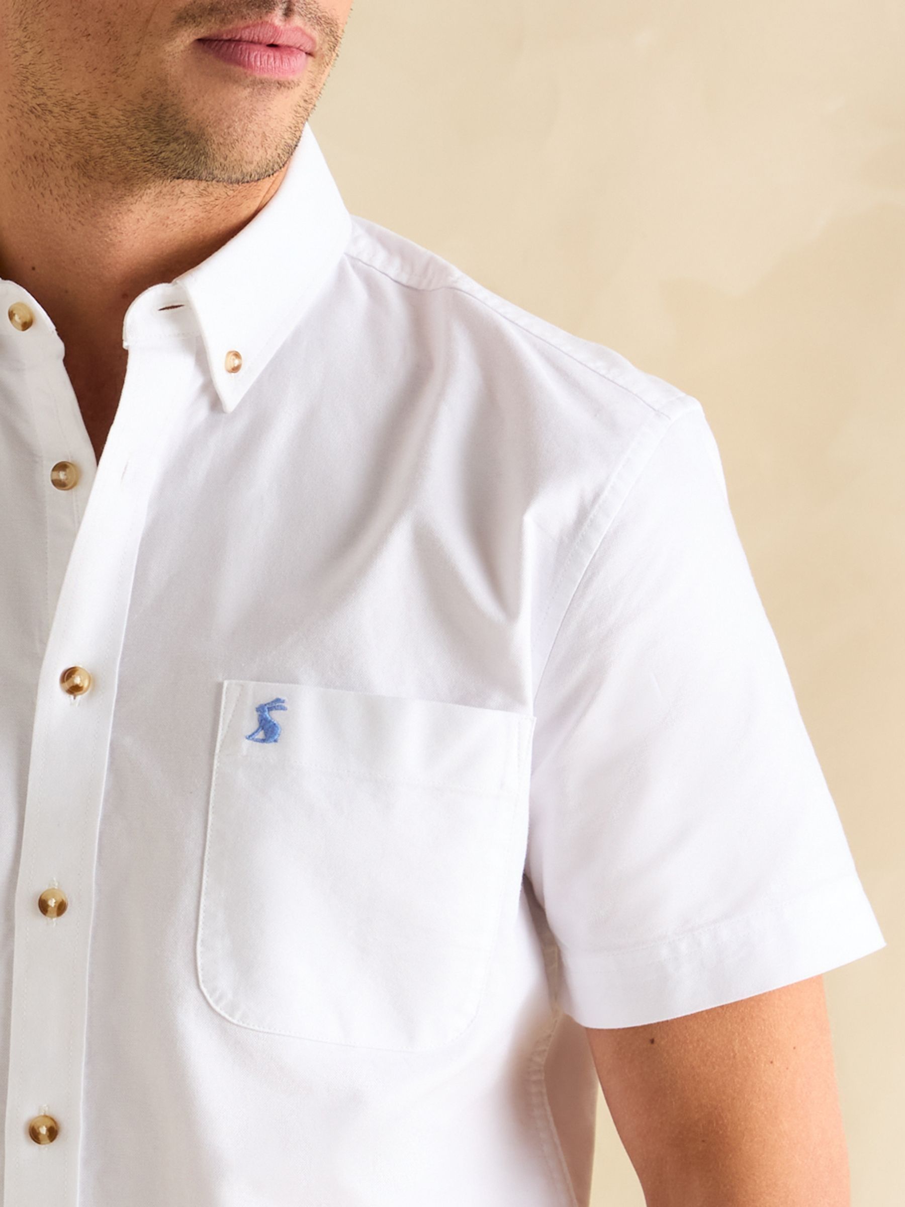 Oxford White Short Sleeve Classic Fit Shirt - Image 2 of 9