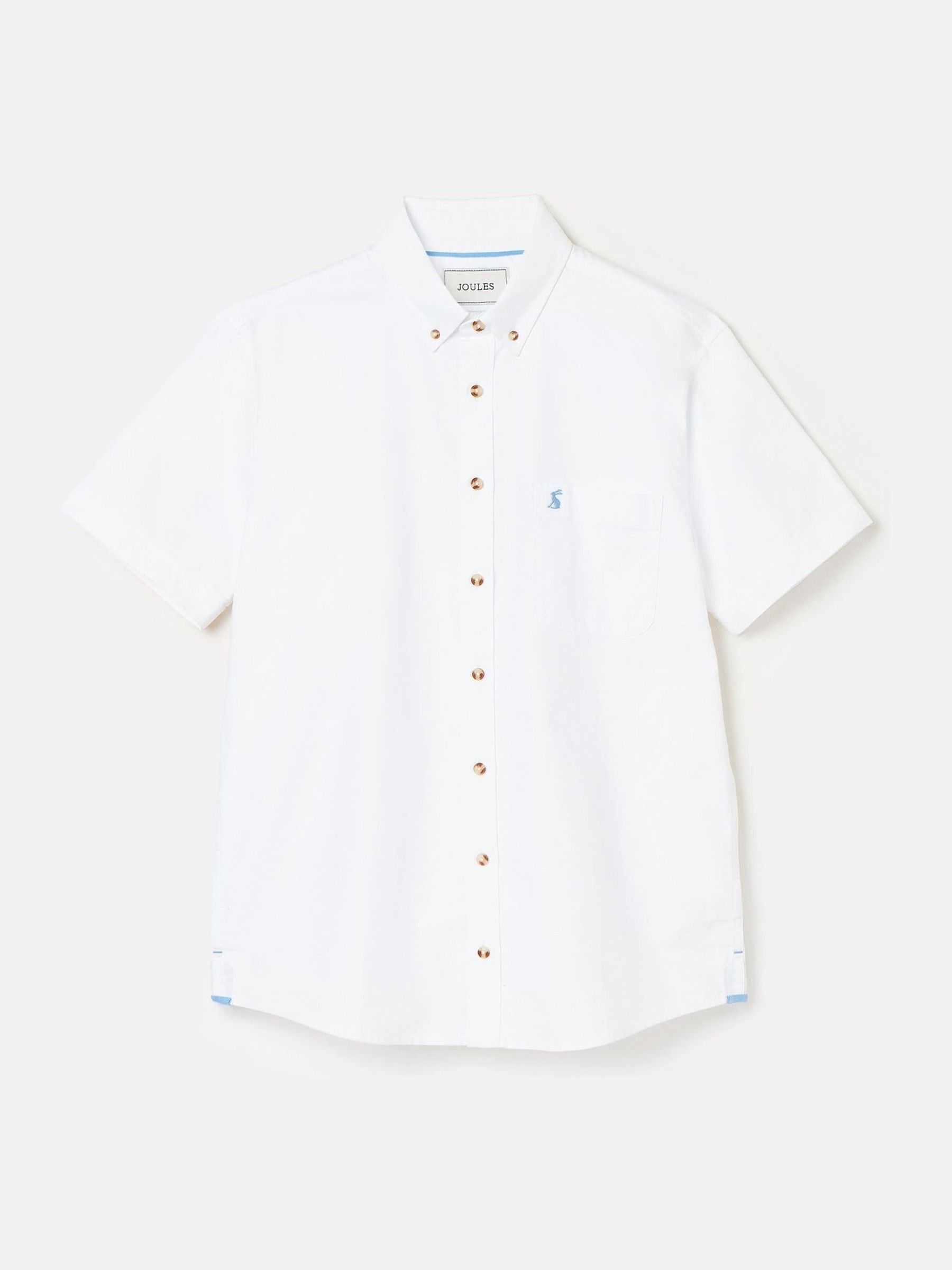 Oxford White Short Sleeve Classic Fit Shirt - Image 9 of 9