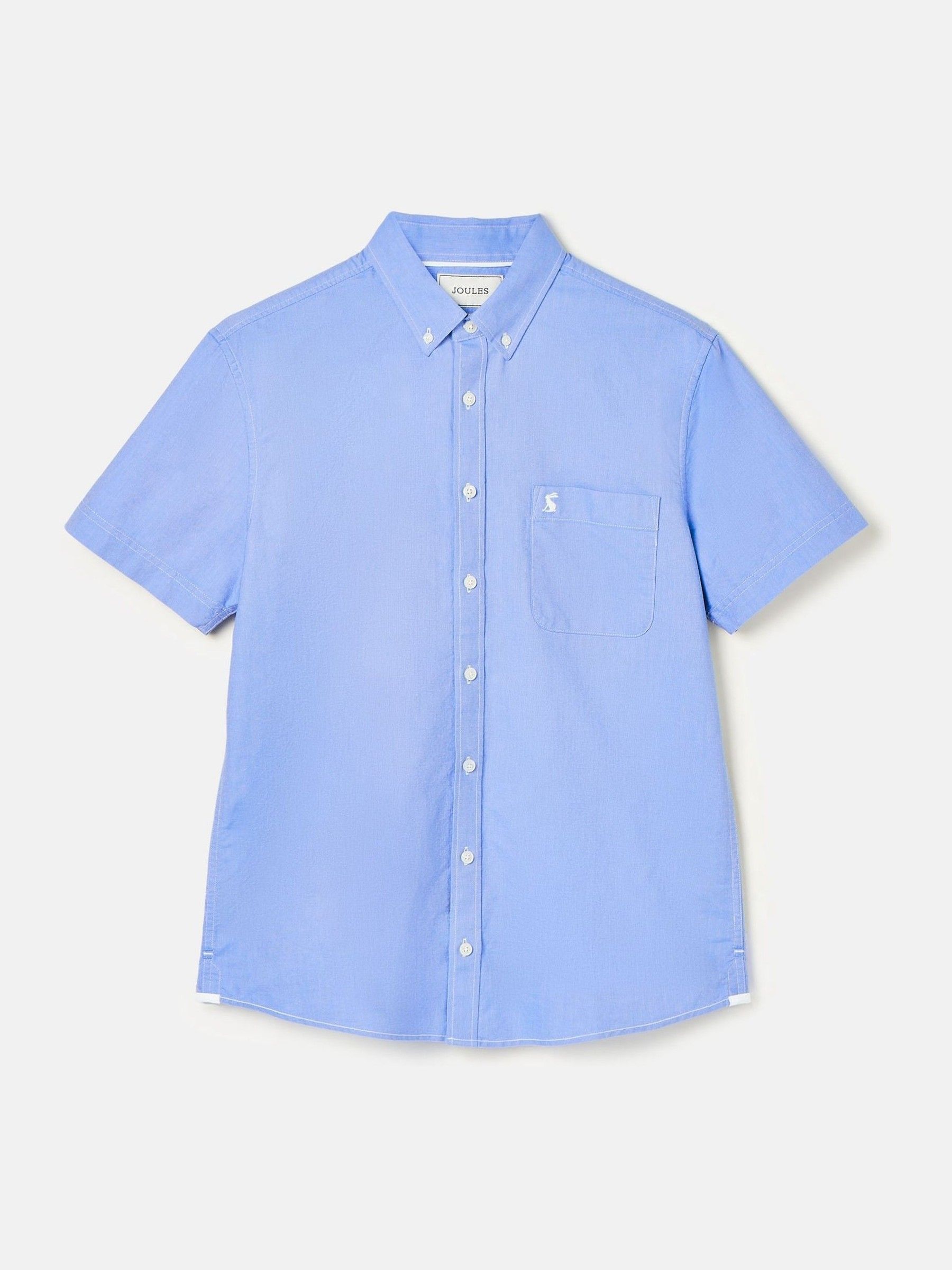 Oxford Blue Short Sleeve Classic Fit Shirt - Image 9 of 9
