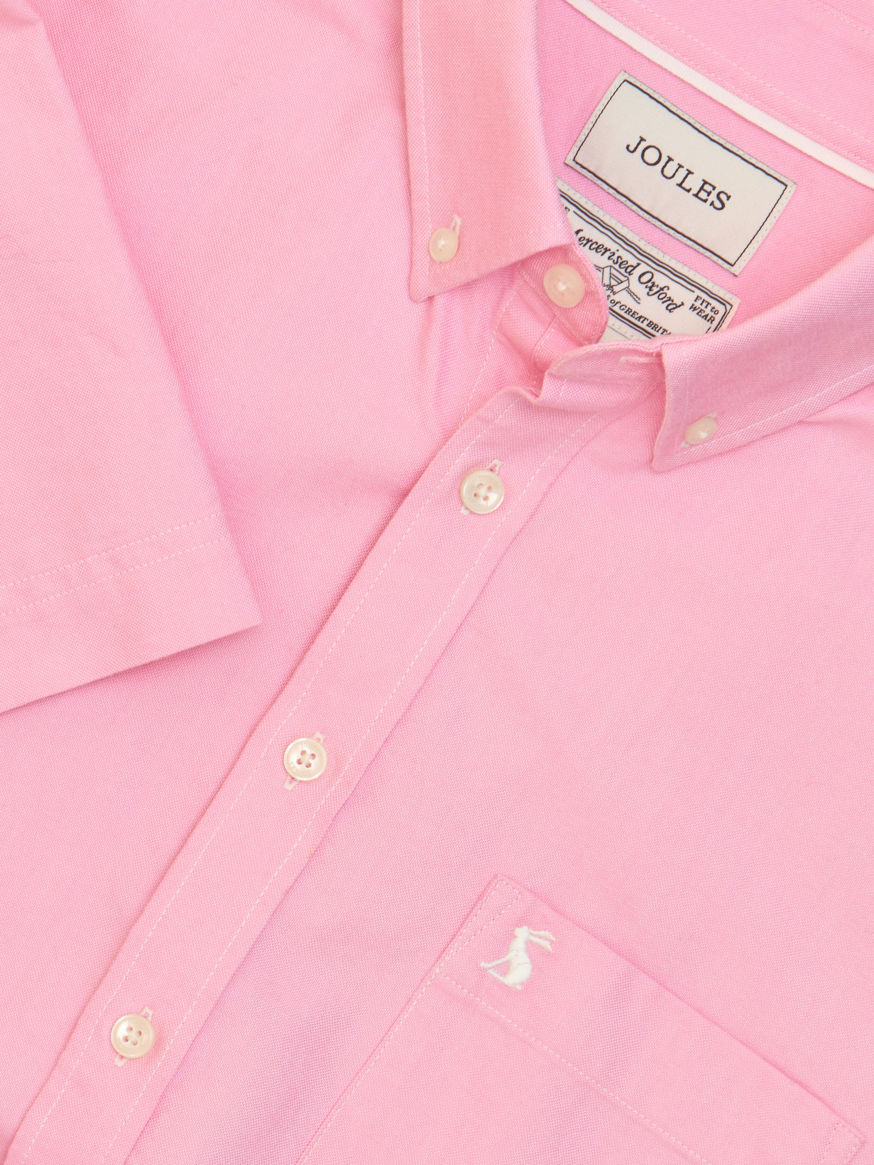 Oxford Pink Short Sleeve Classic Fit Shirt - Image 1 of 8