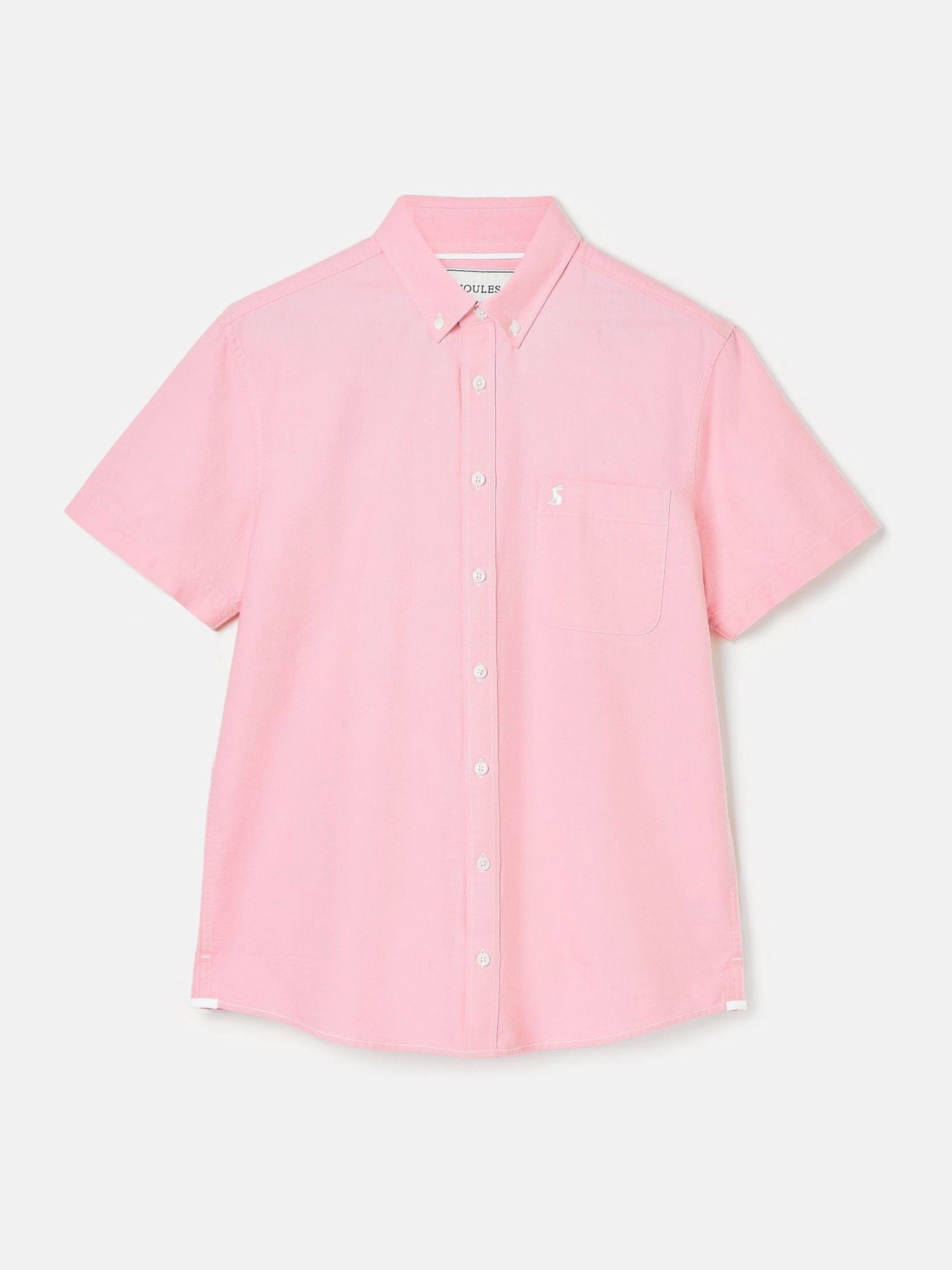 Oxford Pink Short Sleeve Classic Fit Shirt - Image 8 of 8