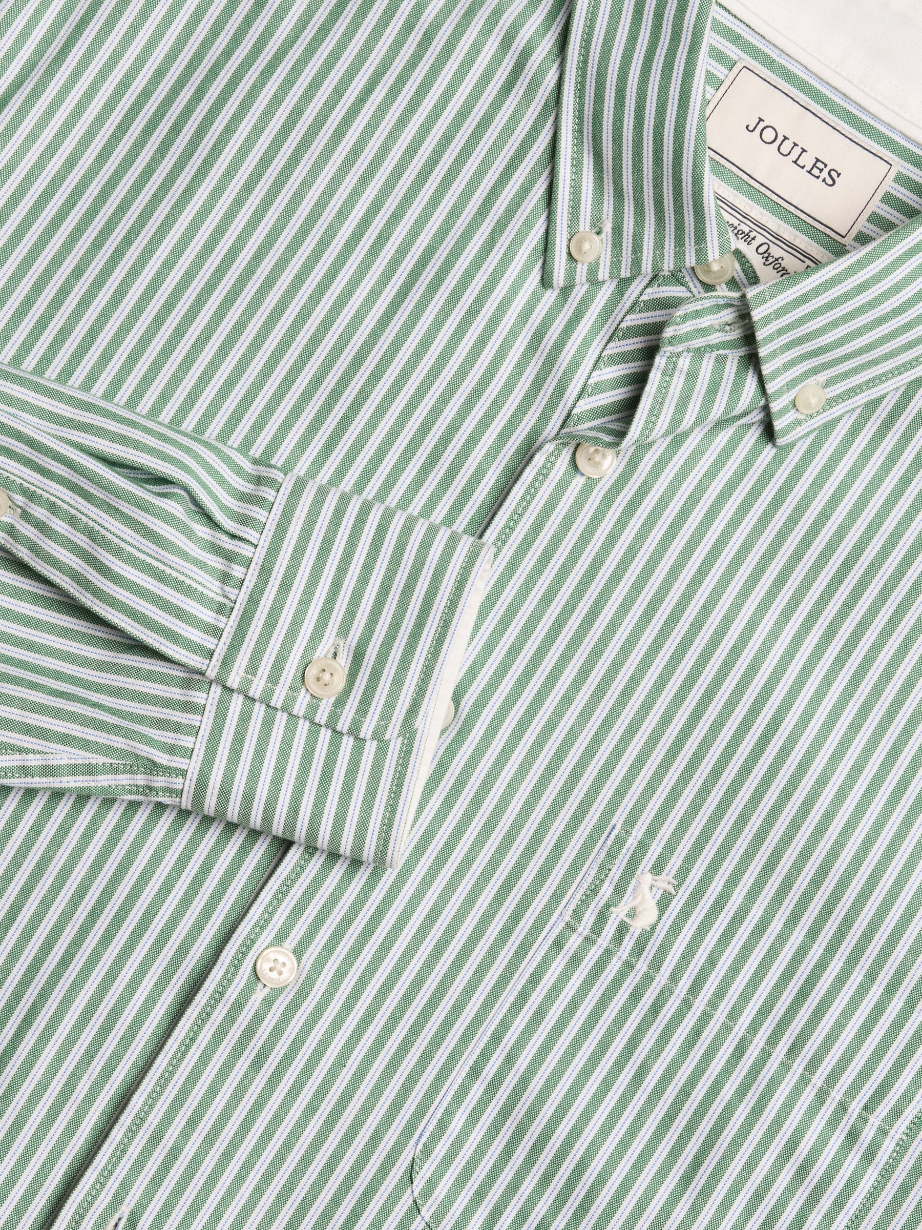 Oxford Green Stripe Classic Fit Shirt - Image 1 of 11
