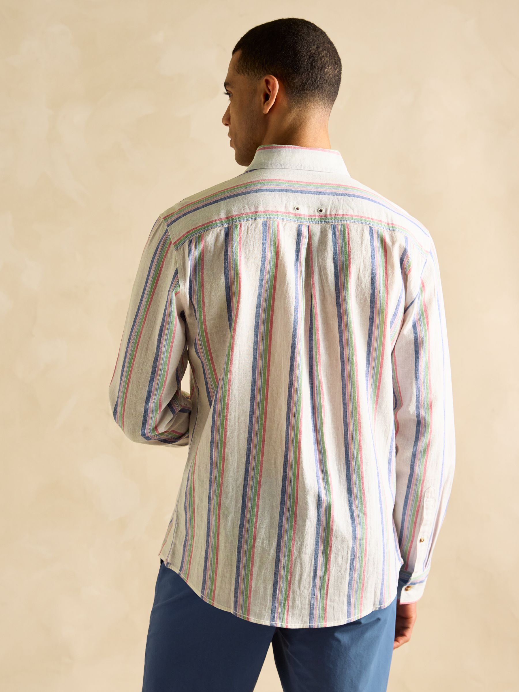 Linen Blend Multi Shirt - Image 2 of 8