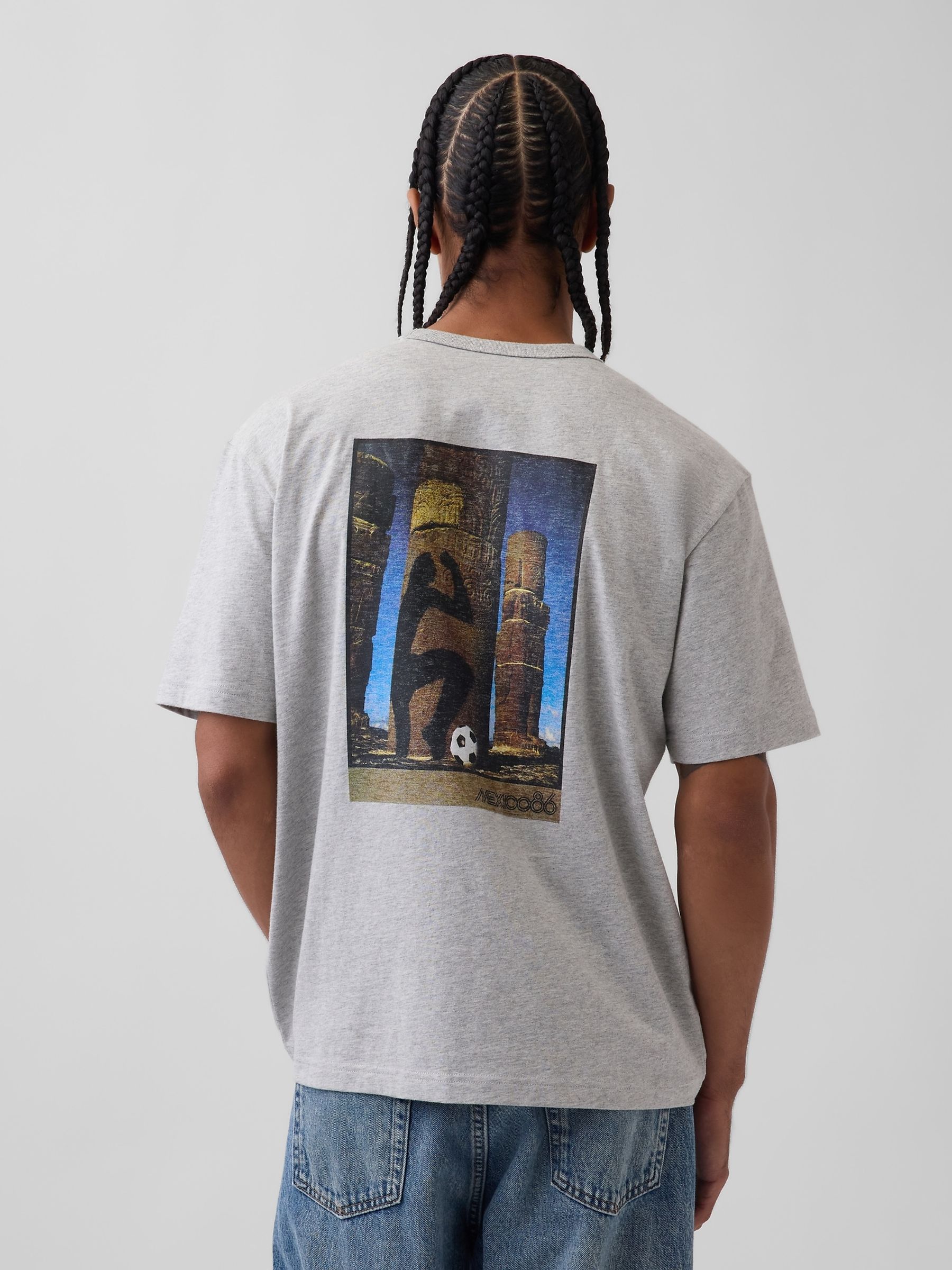 Green Mexico FIFA WORLD CUP™ Relaxed Graphic Short Sleeve T-Shirt - Image 2 of 5 Green Mexico FIFA WORLD CUP™ Relaxed Graphic Short Sleeve T-Shirt - Image 2 of 5