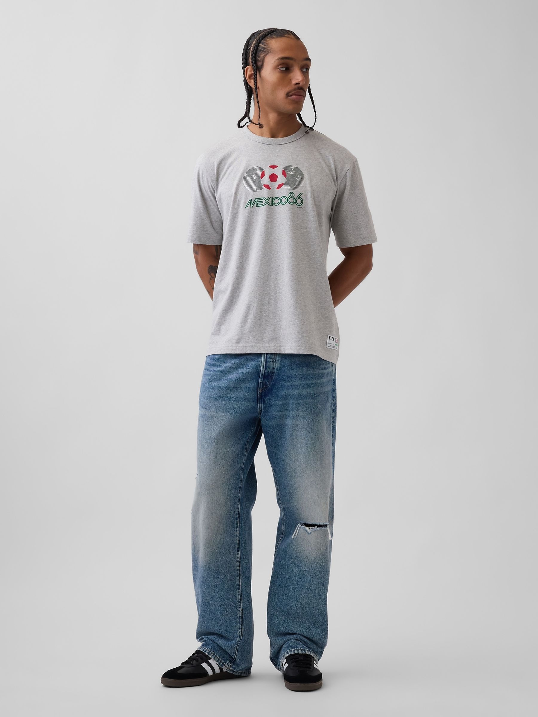 Green Mexico FIFA WORLD CUP™ Relaxed Graphic Short Sleeve T-Shirt - Image 3 of 5