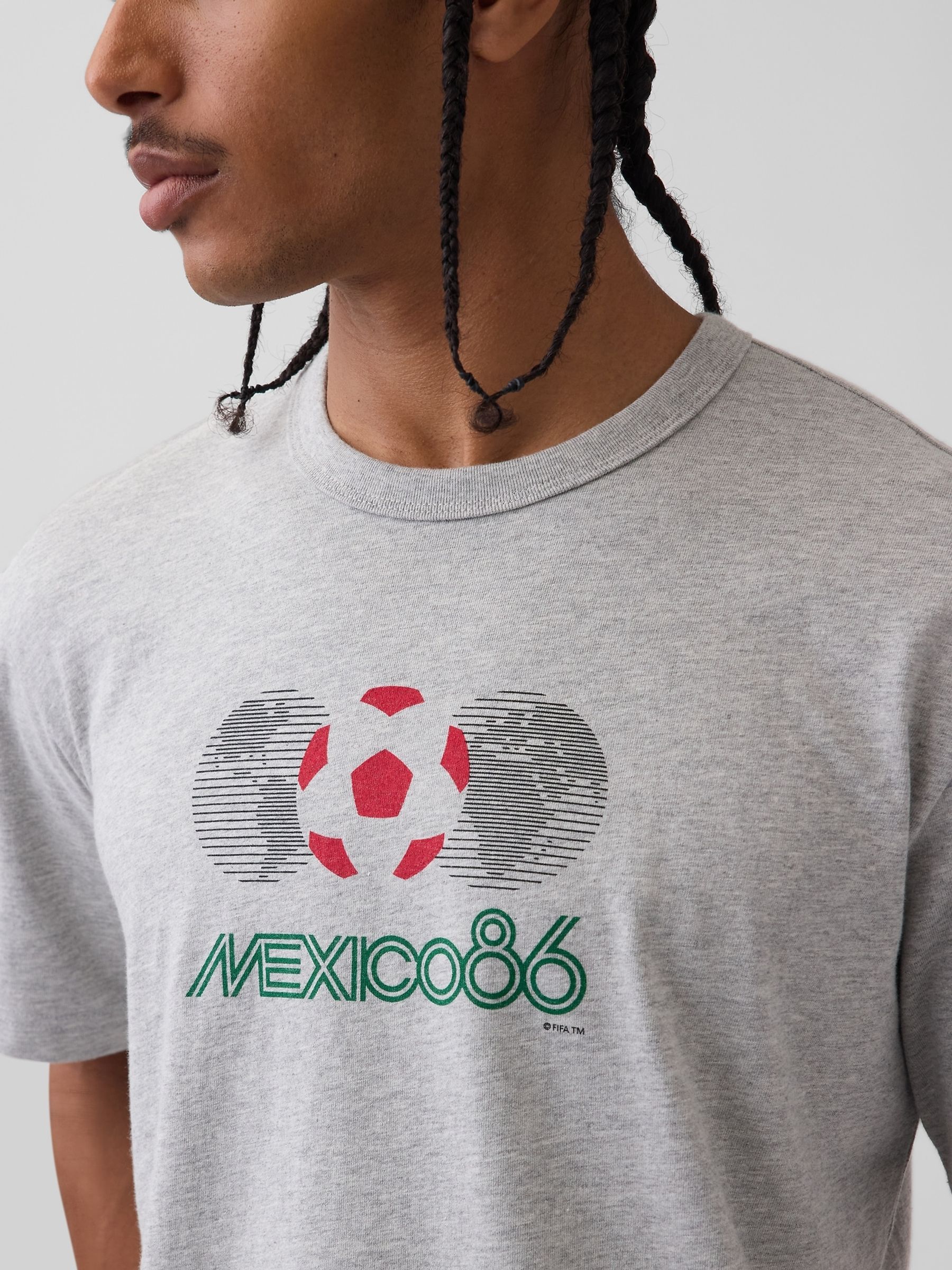 Green Mexico FIFA WORLD CUP™ Relaxed Graphic Short Sleeve T-Shirt - Image 4 of 5