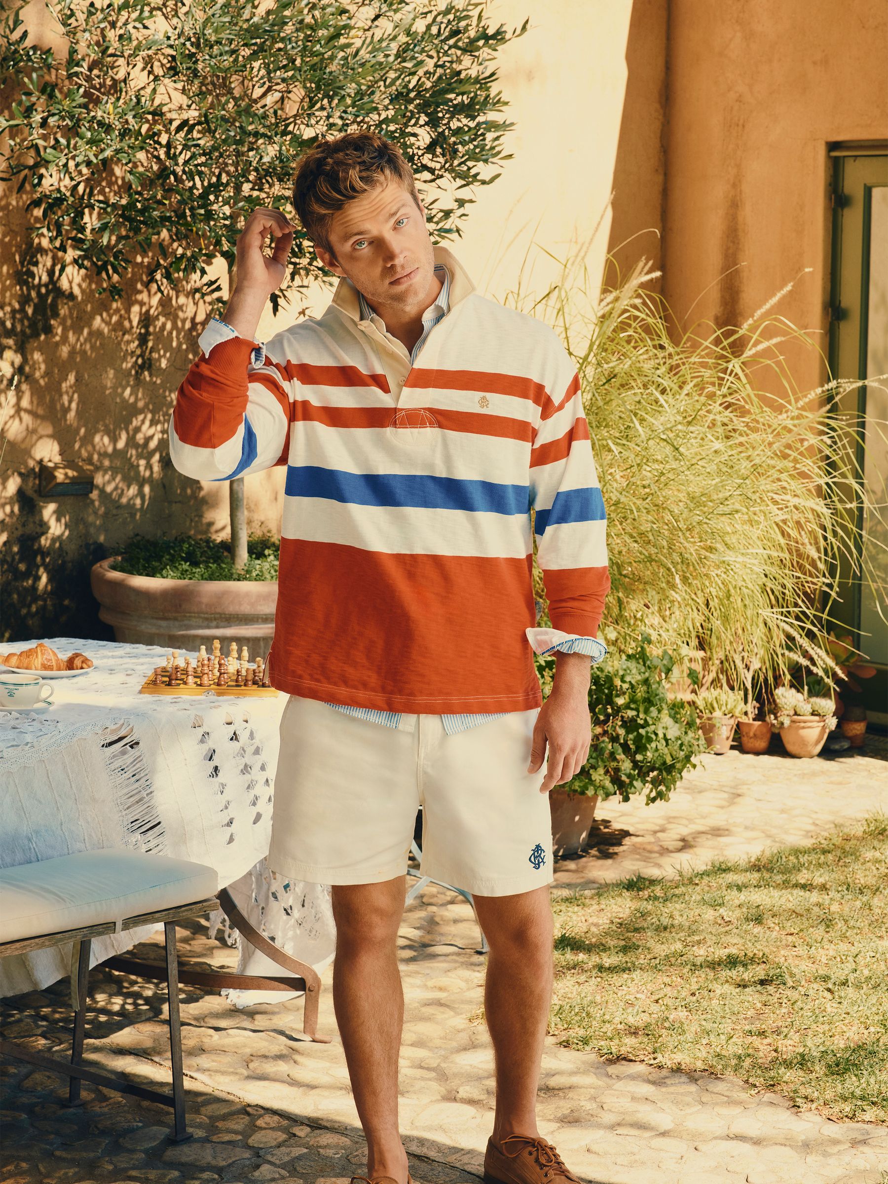Rugby Club Cream Shorts - Image 2 of 6