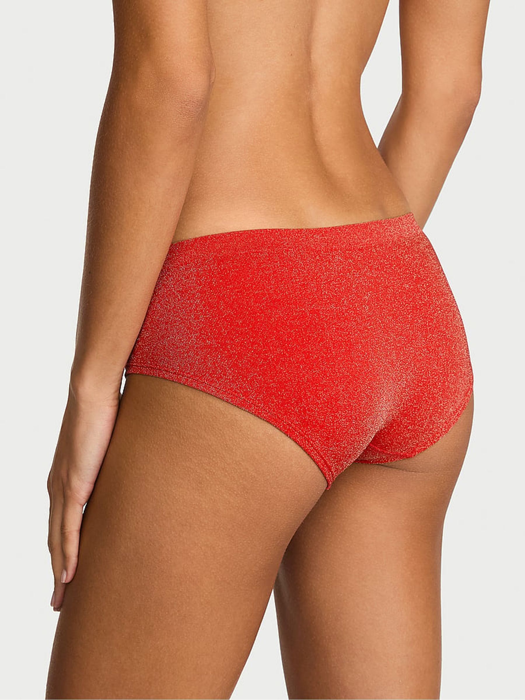 Kiss Kiss Red Hipster Shimmer Knickers - Image 2 of 3 Kiss Kiss Red Hipster Shimmer Knickers - Image 2 of 3