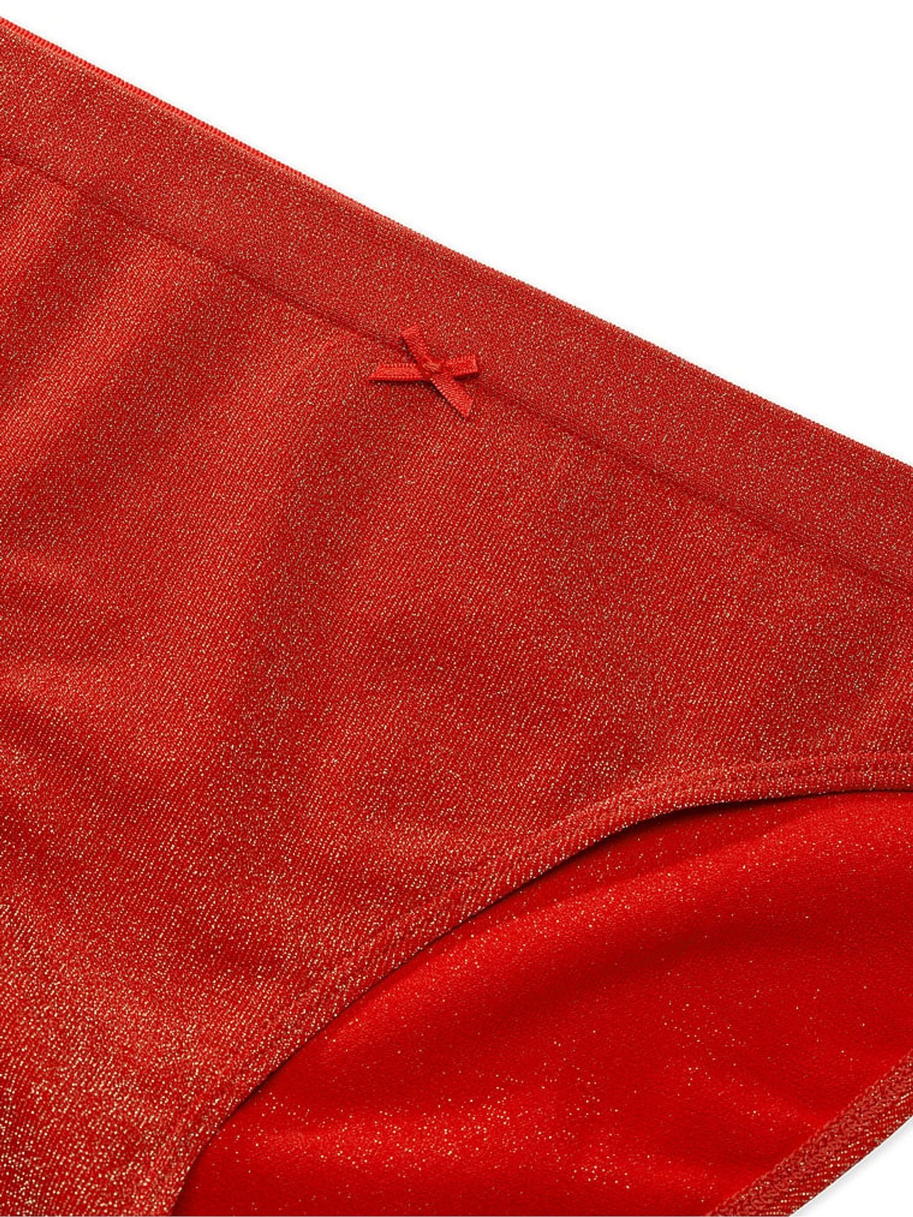 Kiss Kiss Red Hipster Shimmer Knickers - Image 3 of 3 Kiss Kiss Red Hipster Shimmer Knickers - Image 3 of 3