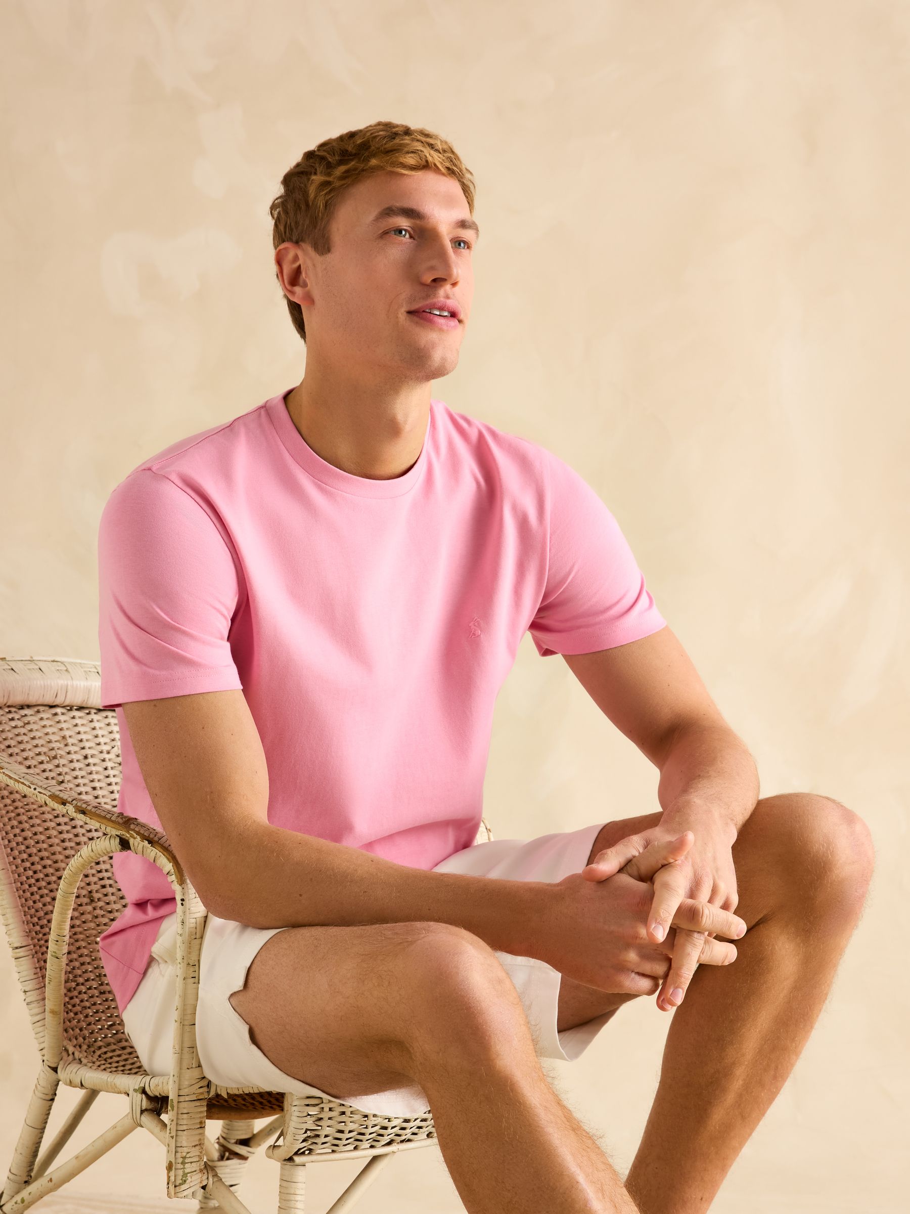 Everyday Light Pink Crew Neck T-Shirt - Image 4 of 6