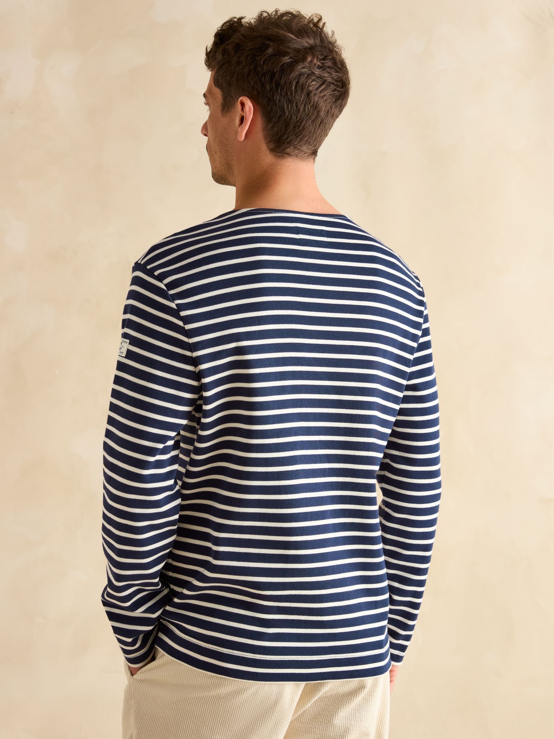 Breton Navy Blue Striped Top - Image 2 of 7