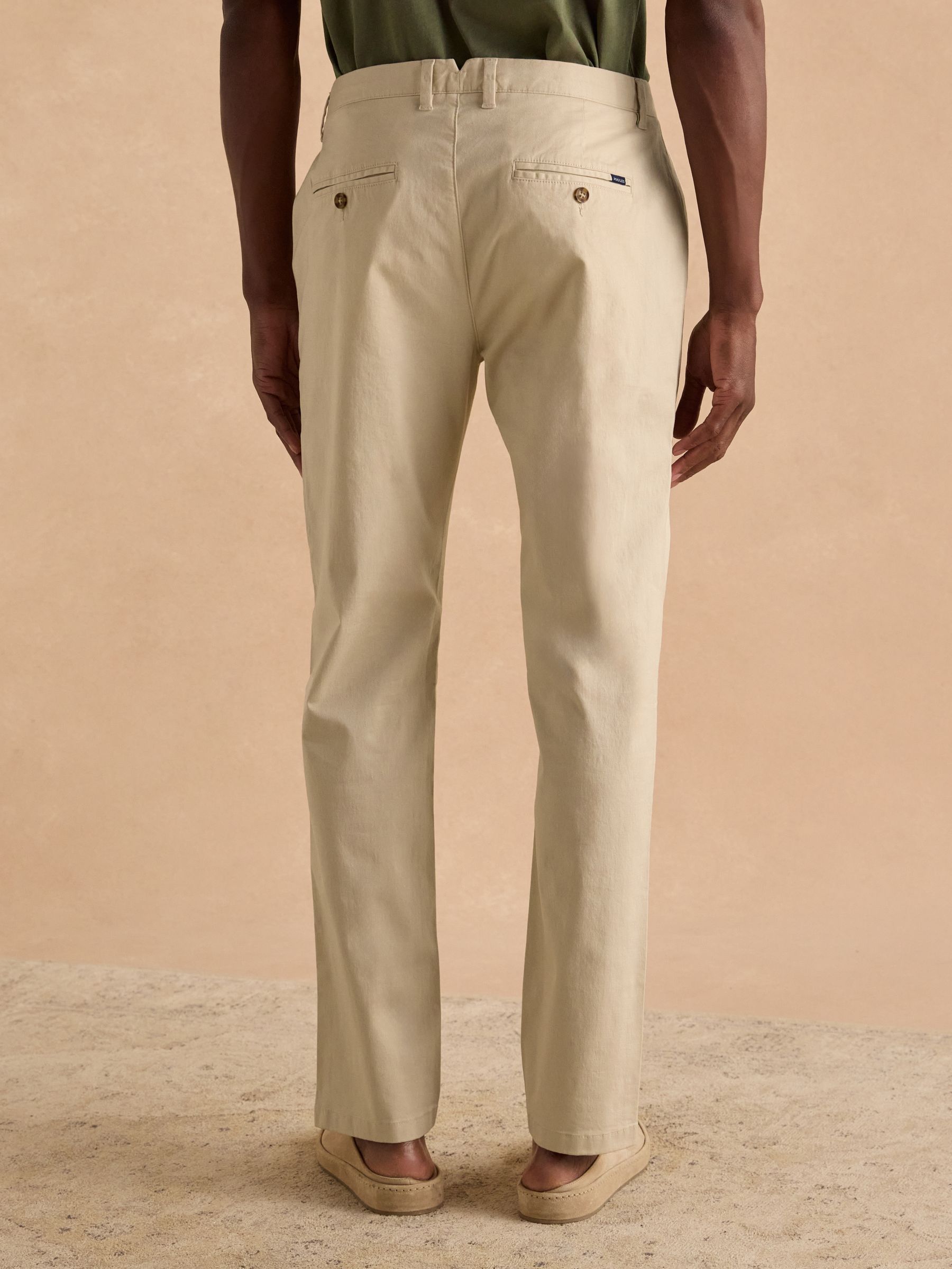 Classic Fit Sand Chino Trousers - Image 5 of 8