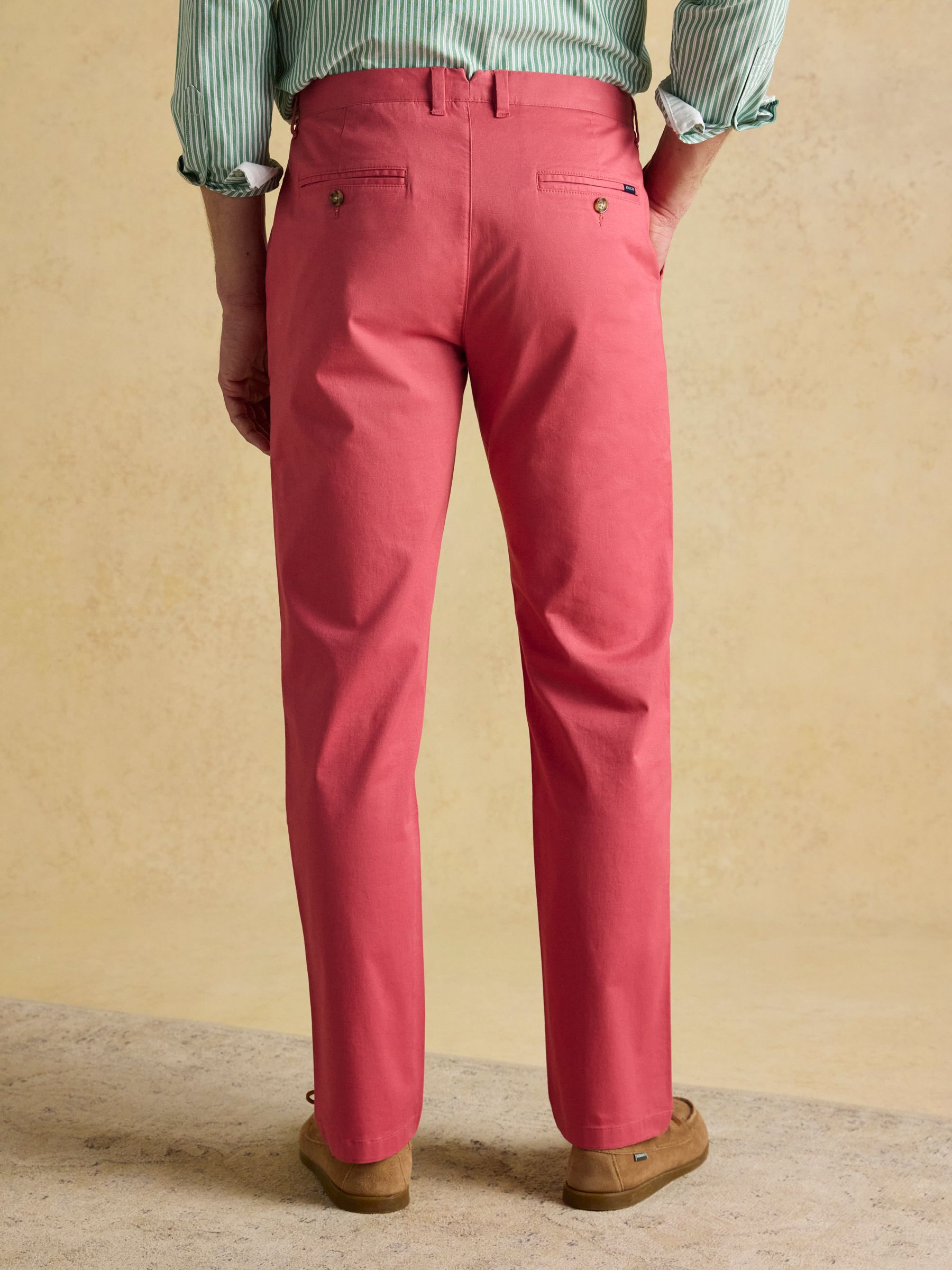 Classic Fit Rose Pink Chino Trousers - Image 2 of 9