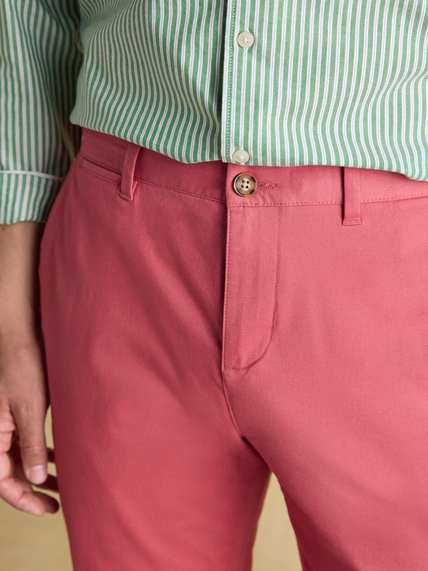 Classic Fit Rose Pink Chino Trousers - Image 4 of 9