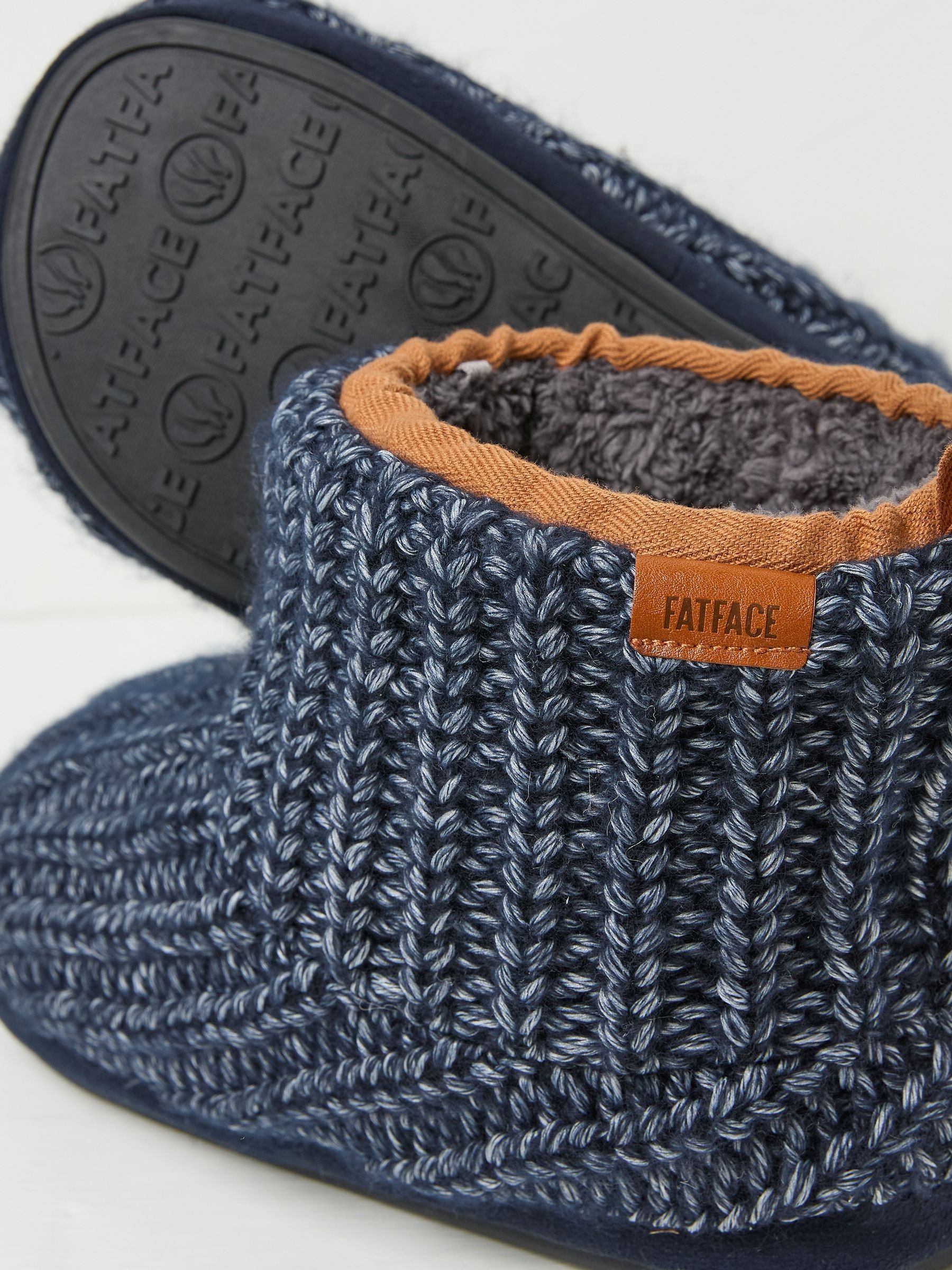 Laurence Navy Laurence Knit Boots - Image 2 of 2