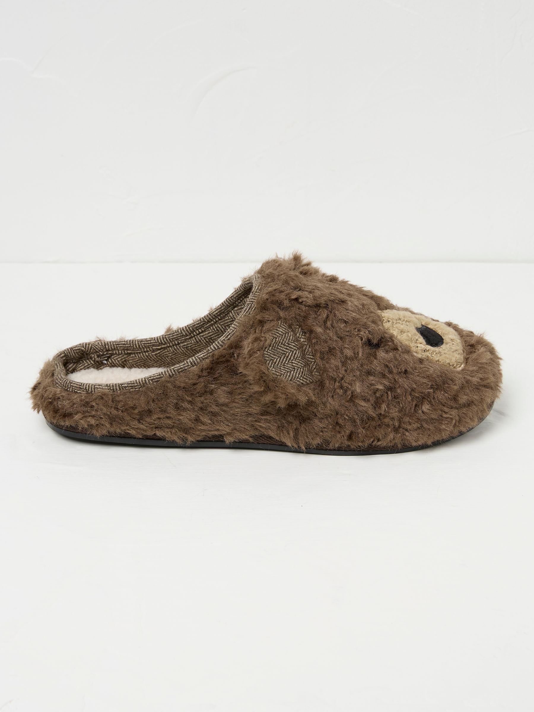 Brown Grizzly Bear Slippers - Image 2 of 4