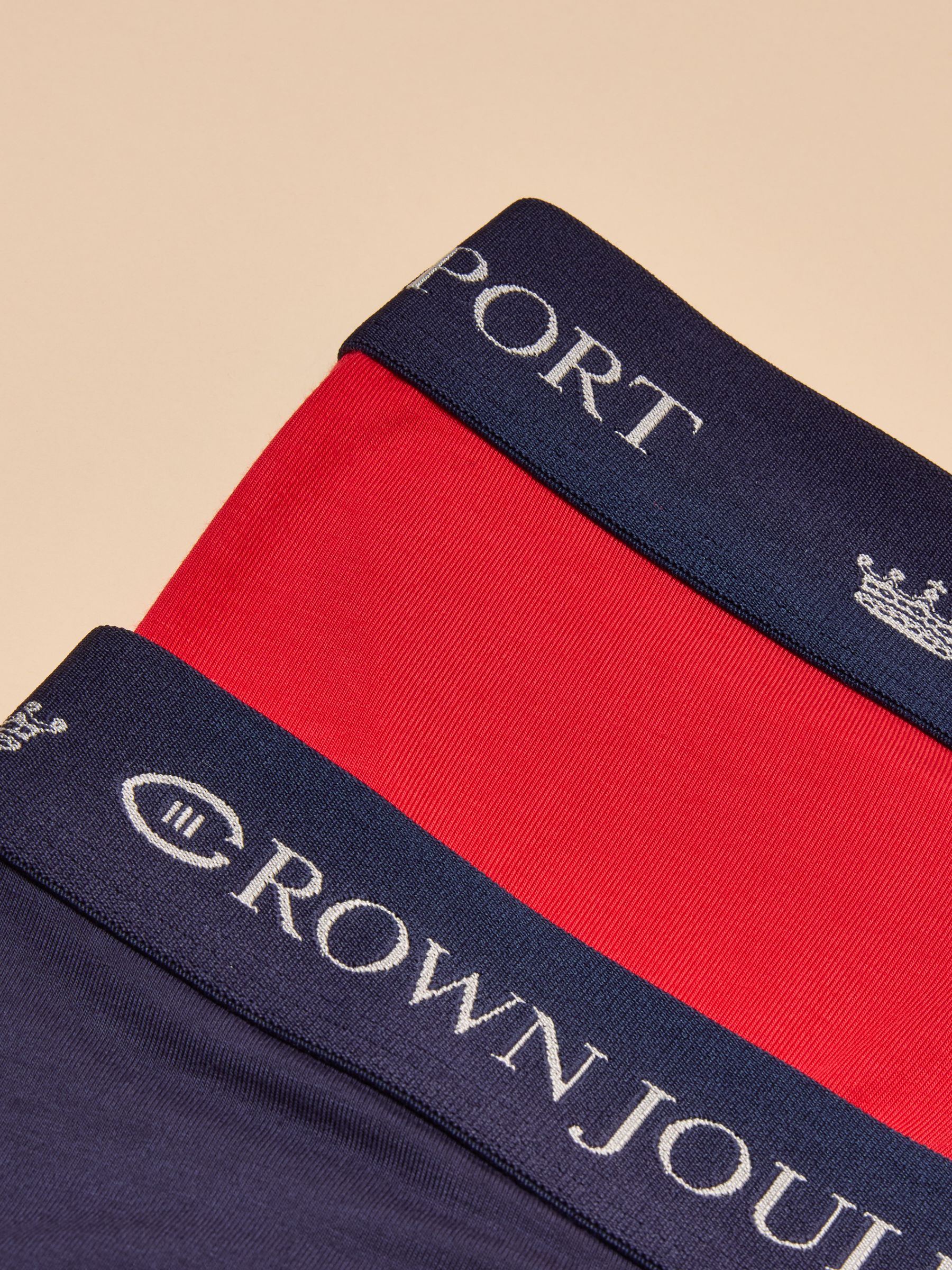 Get A Move On Navy/Red Pack of Two Sports Boxers - Image 4 of 4