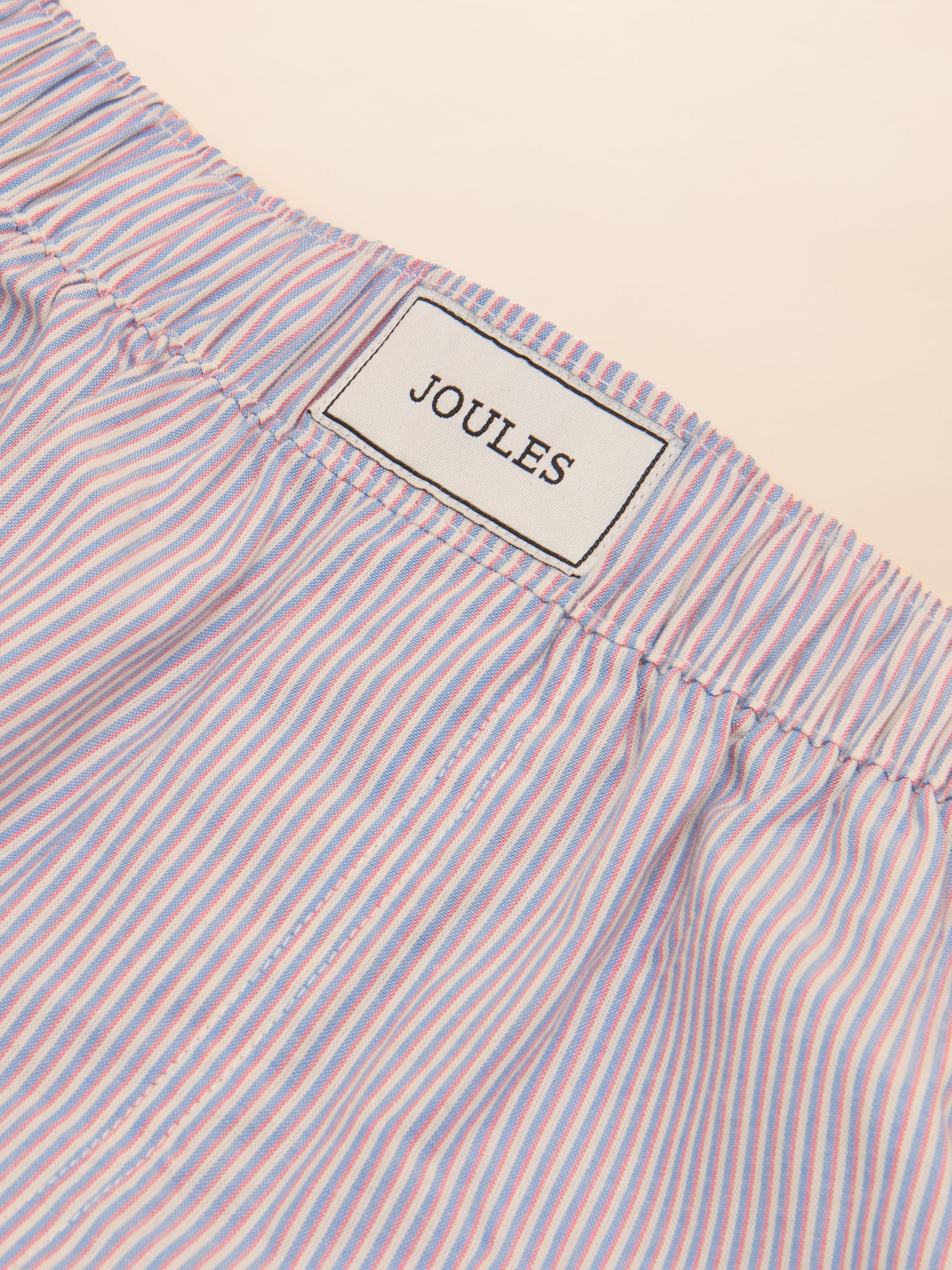 Blue & Pink Stripe Woven Boxers - Image 3 of 3