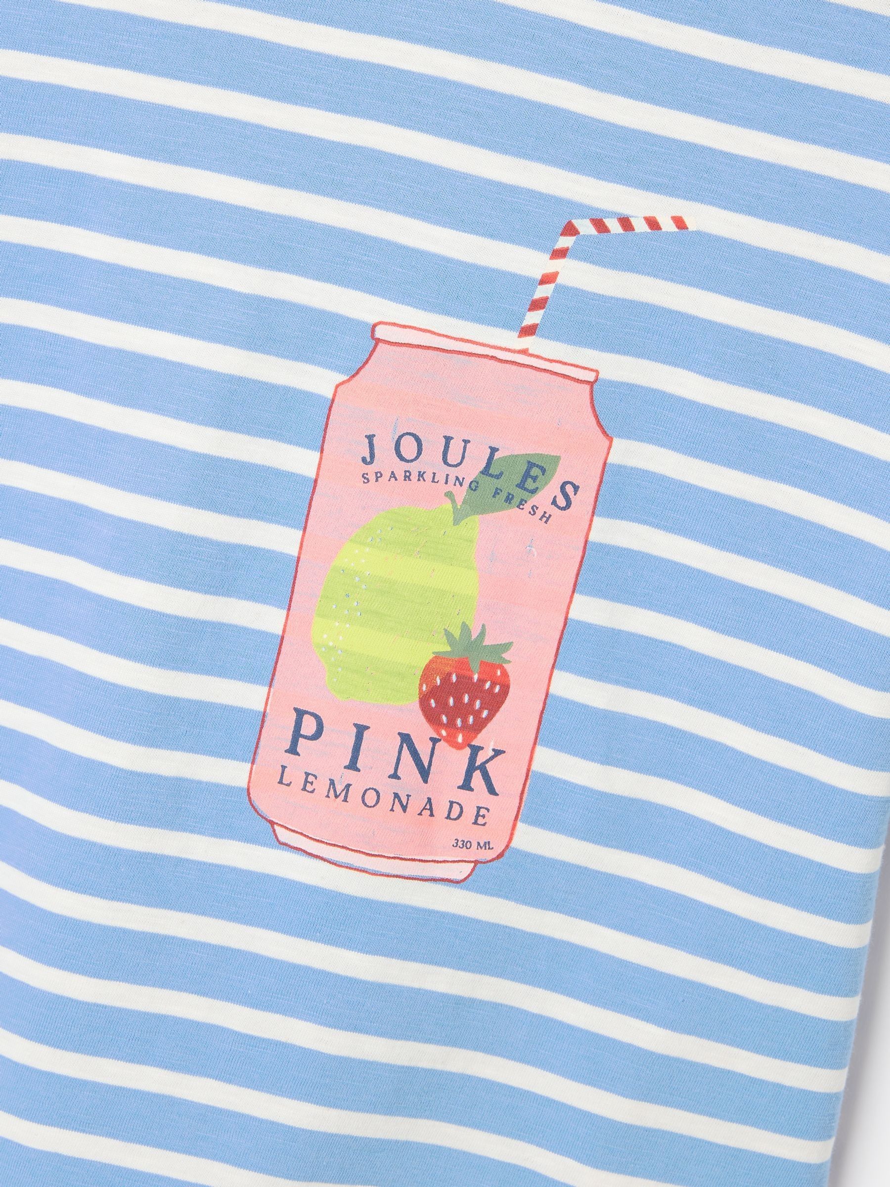 Girls' Fun Days Blue Short Sleeve Graphic T-shirt - Image 3 of 5