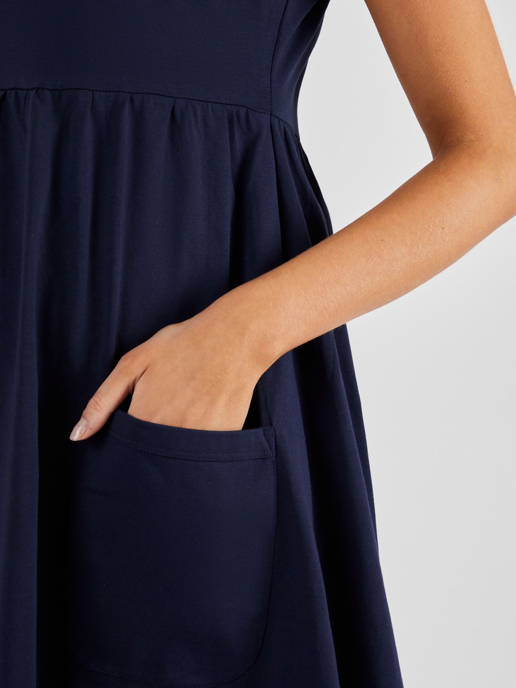 Maternity T-Shirt Dress in Navy - Image 4 of 4